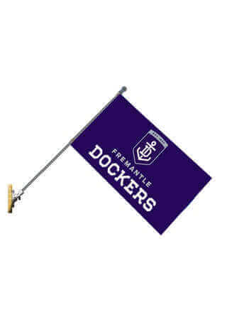 FREMANTLE DOCKERS AFL POLE FLAG_FREMANTLE DOCKERS_STUBBY CLUB