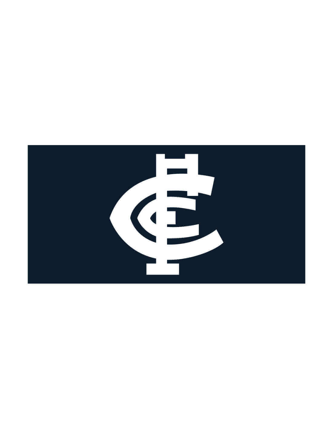 CARLTON BLUES AFL POLE FLAG_CARLTON BLUES_ STUBBY CLUB