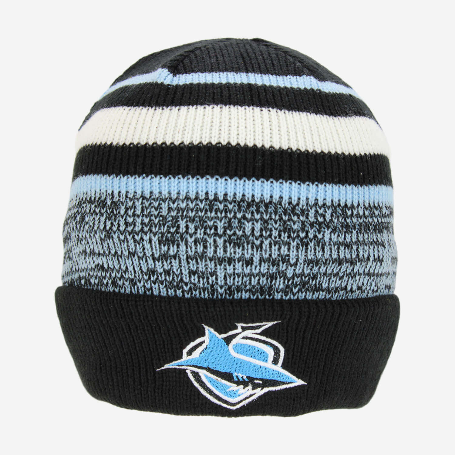 CRONULLA SHARKSNRL CLUSTER BEANIE_CRONULLA SHARKS_STUBBY CLUB