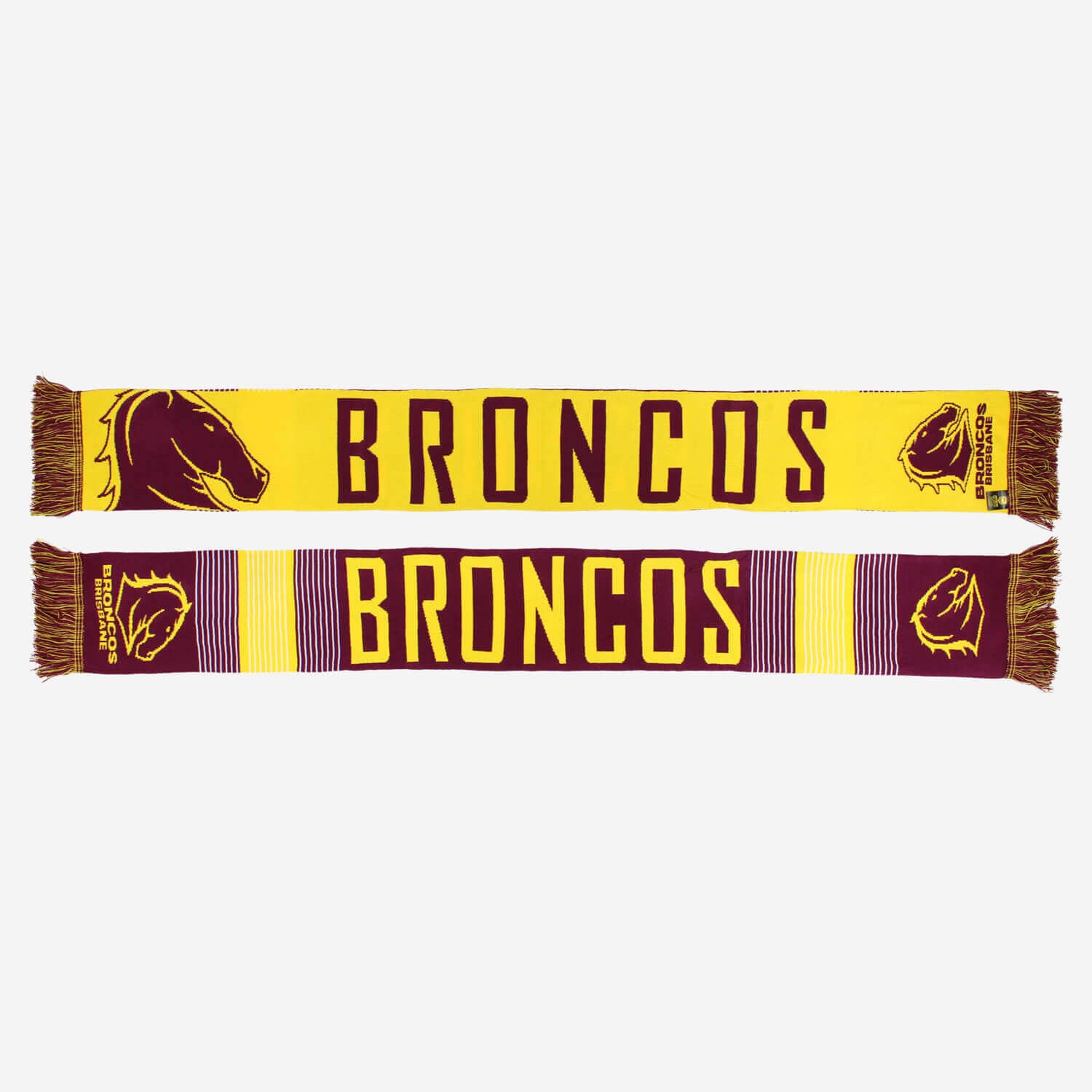 BRISBANEBRONCOS NRL LINEBREAK SCARF_BRISBANE BRONCOS_STUBBY CLUB