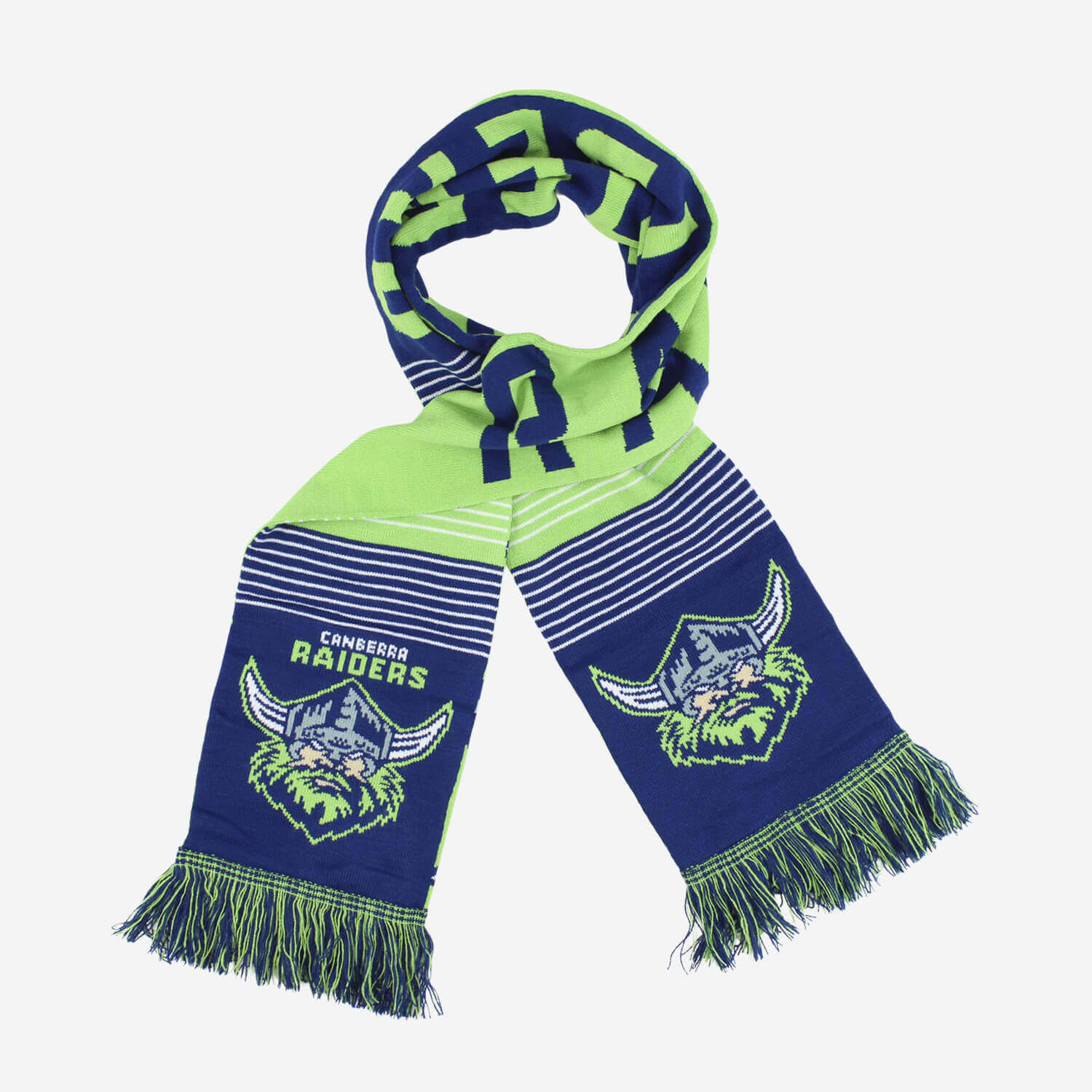 CANBERRA RAIDERS NRL LINEBREAK SCARF_CANBERRA RAIDERS_STUBBY CLUB