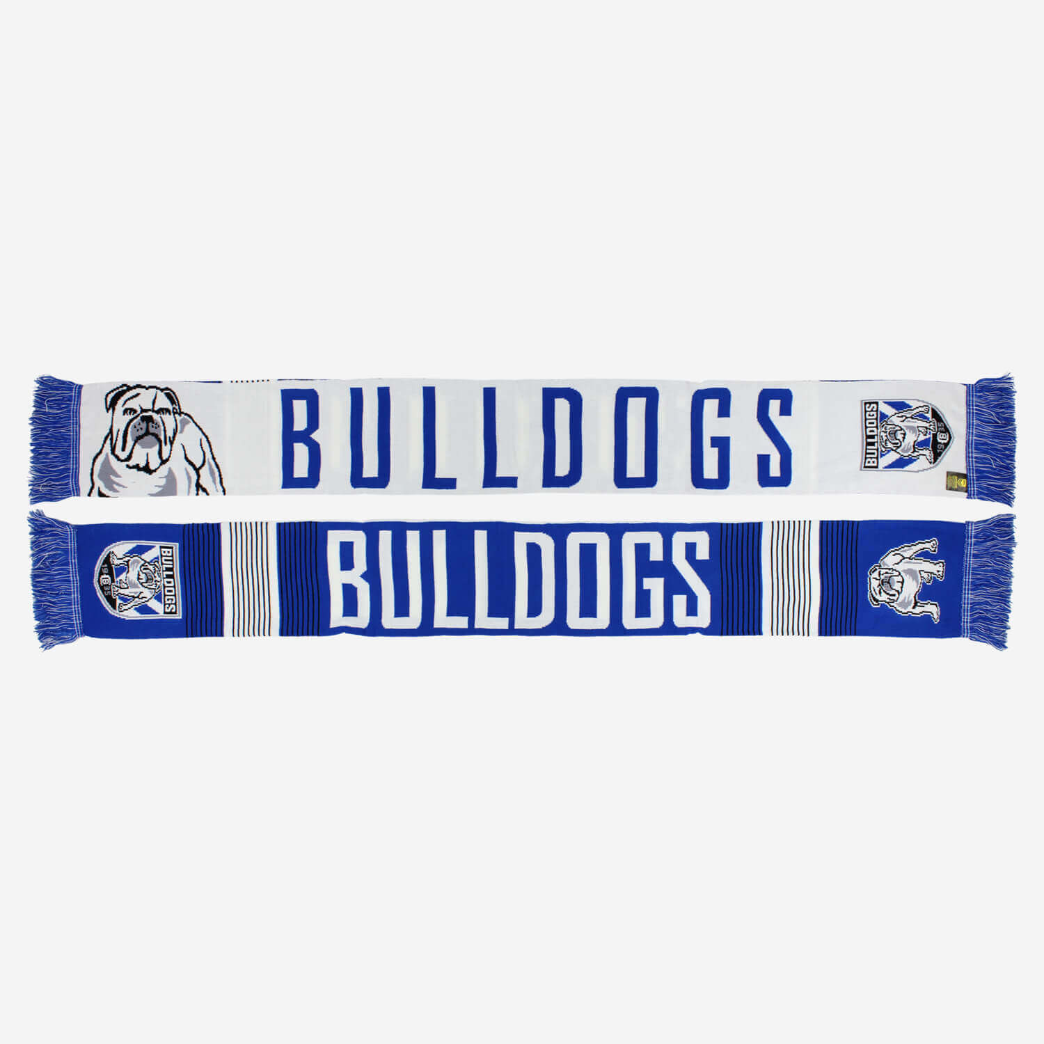 CANTERBURY BULLDOGS NRL LINEBREAK SCARF_CANTERBURY BULLDOGS_STUBBYCLUB