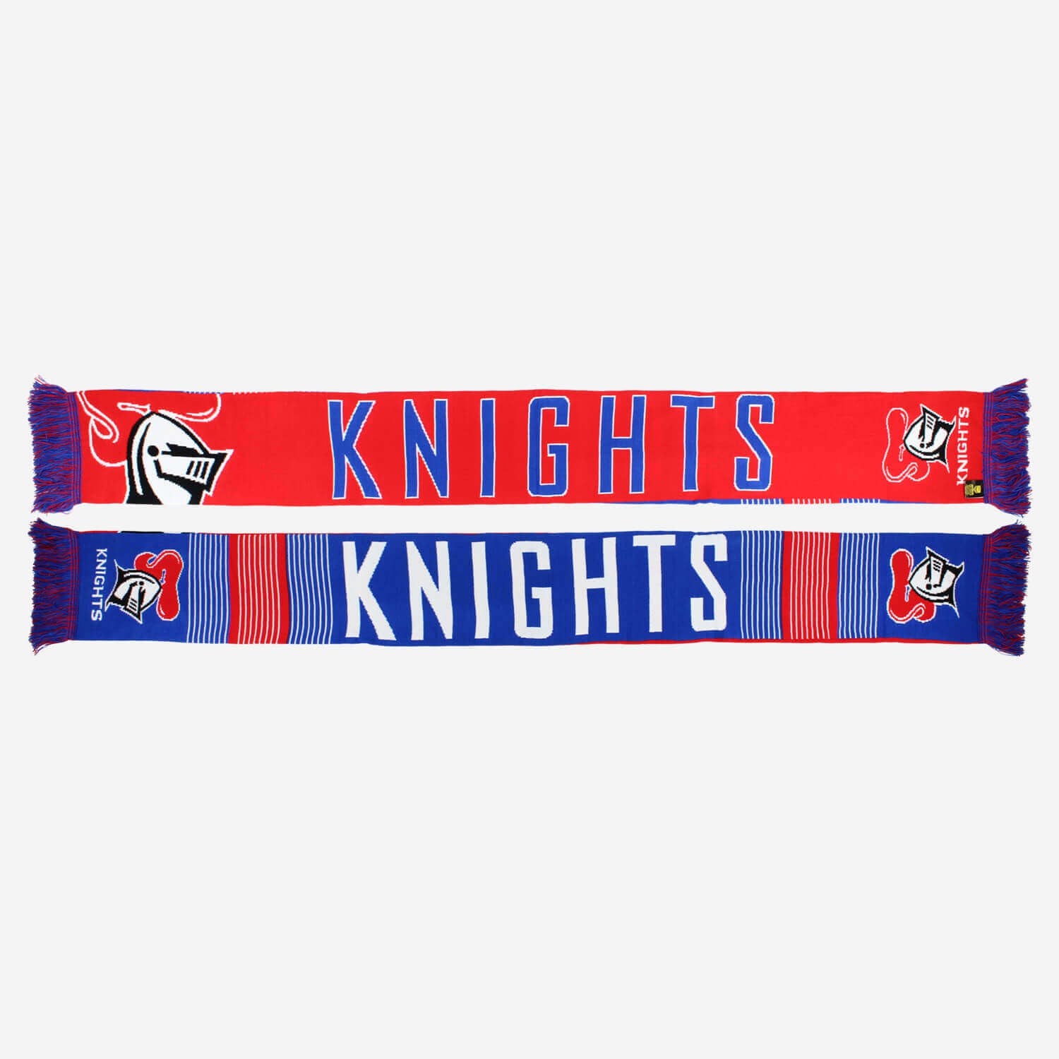 NEWCASTLE KNIGHTS NRL LINEBREAK SCARF_NEWCASTLE KNIGHTS_STUBBYCLUB