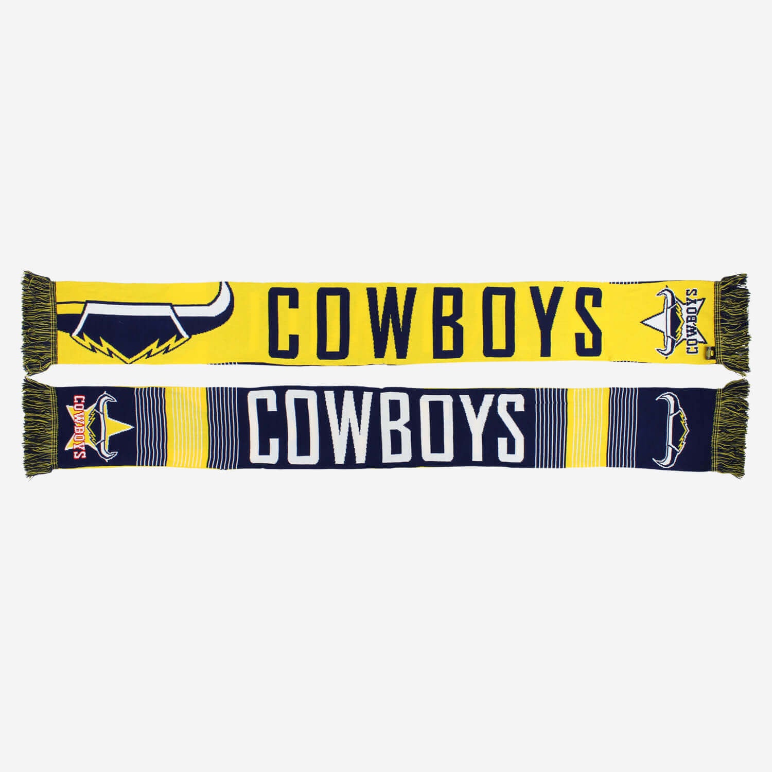 NEW QUEENSLAND COWBOYS NRL LINEBREAK SCARF_NEW QUEENSLAND COWBOYS_STUBBYCLUB