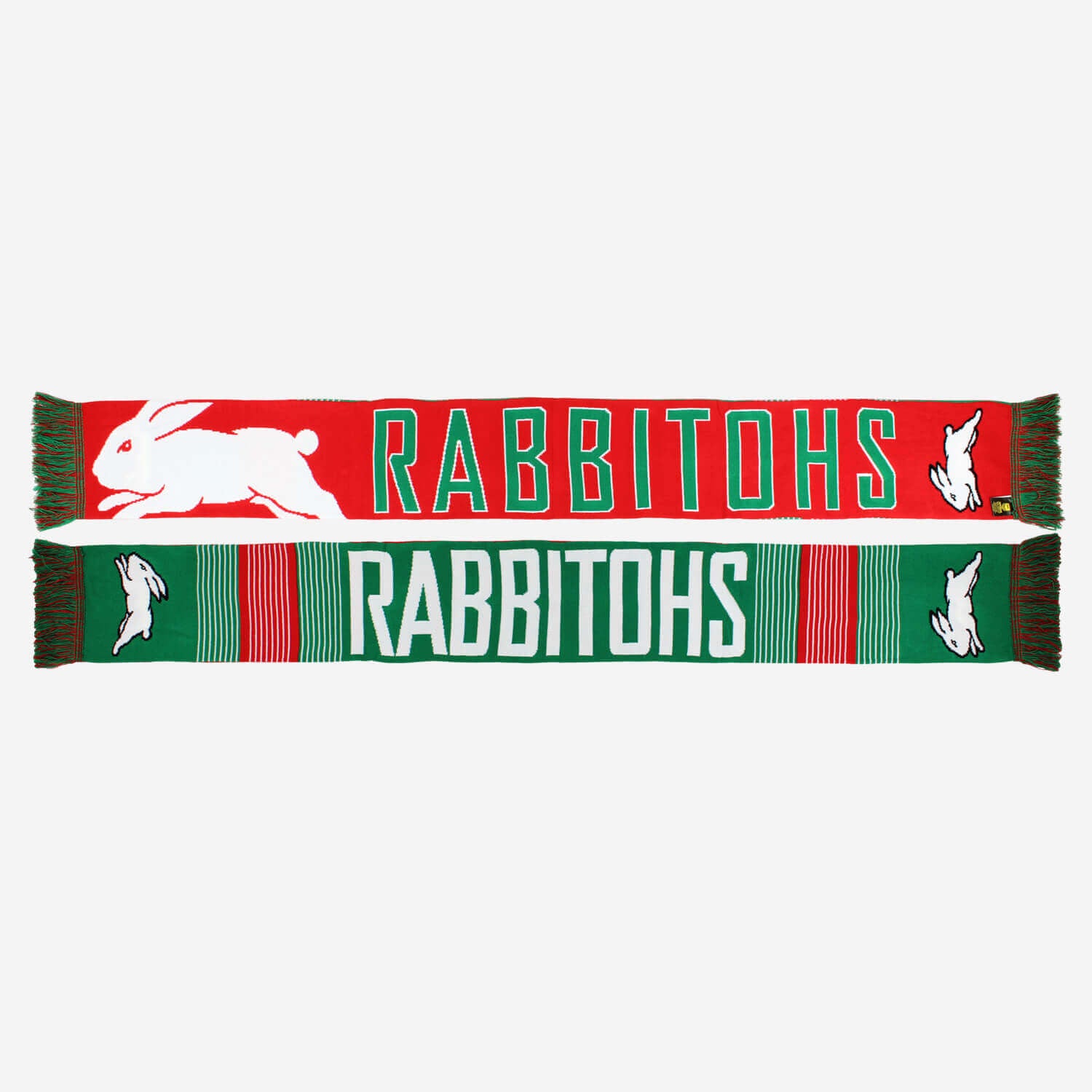 SOUTH SYDNEY RABBITOHS NRL LINEBREAK SCARF_SOUTH SYDNEY RABBITOHS_STUBBY CLUB