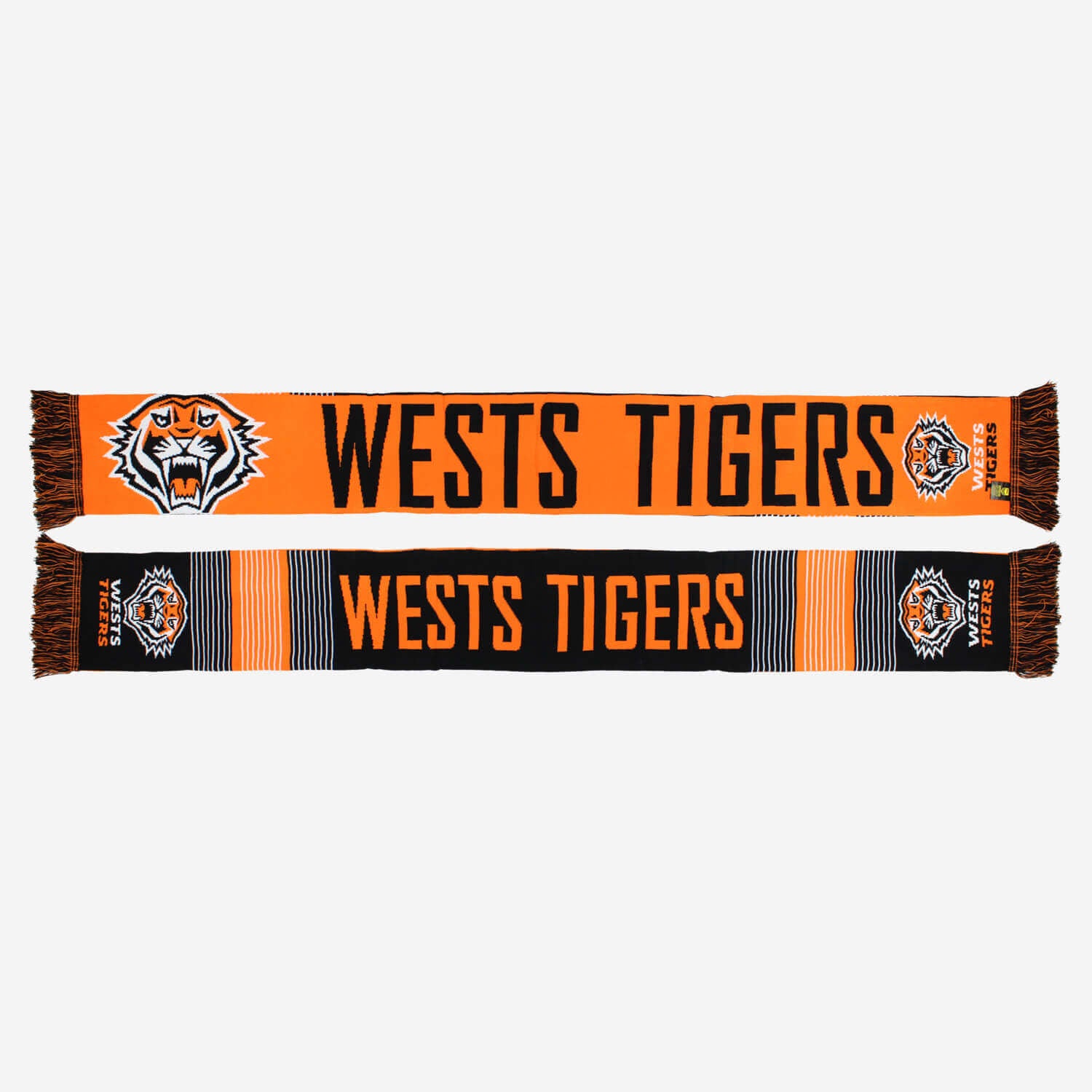 WEST TIGERS NRL LINEBREAK SCARF_WEST TIGERS_STUBBY CLUB