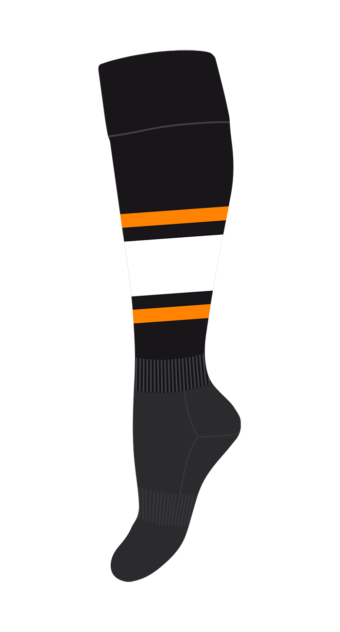 WESTS TIGERS NRL PERFORMANCE SOCKS_WESTS TIGERS_STUBBY CLUB