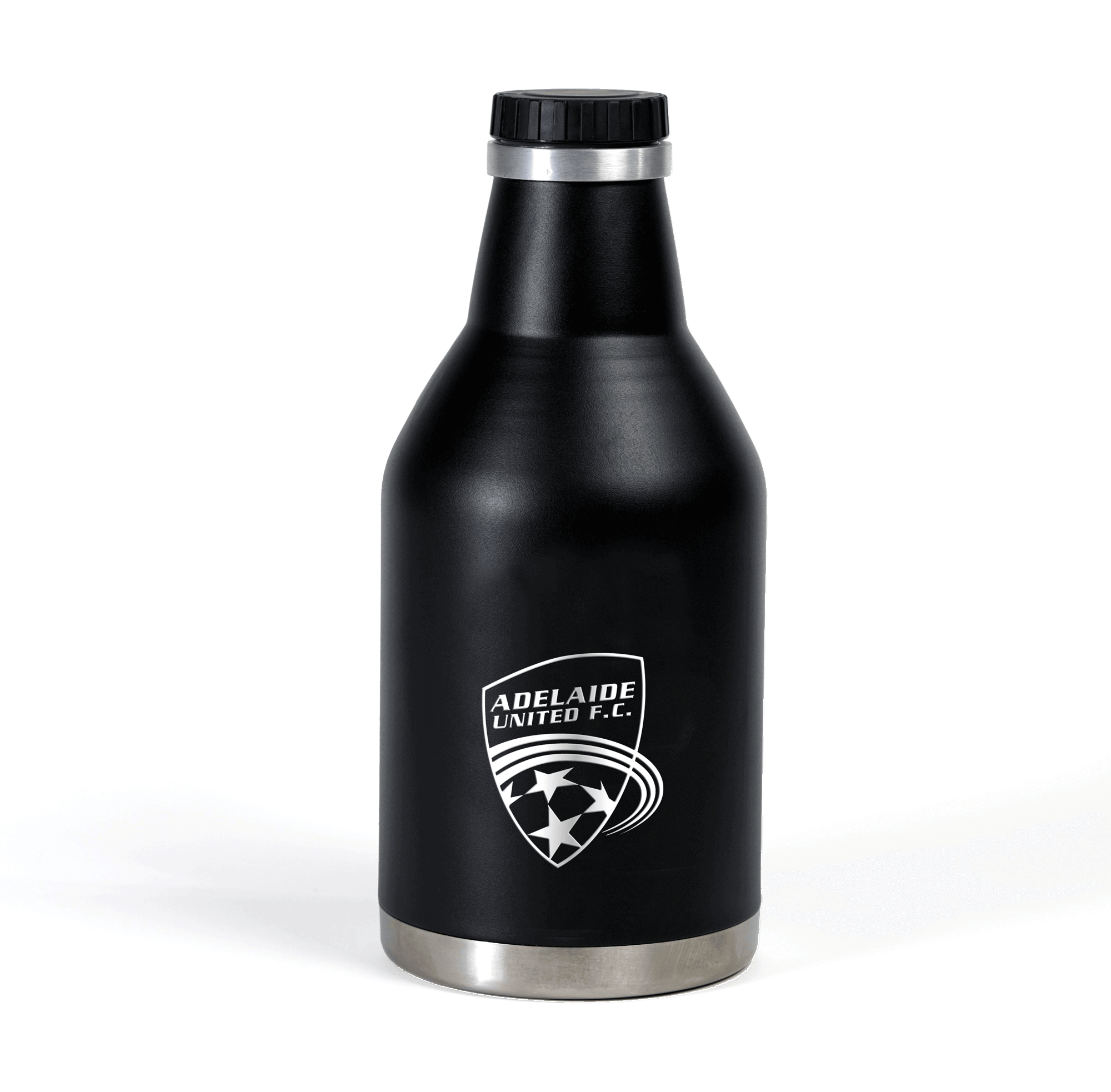 A-LEAGUE BEER GROWLER 2L_ ADELAIDE UNITED _ STUBBY CLUB