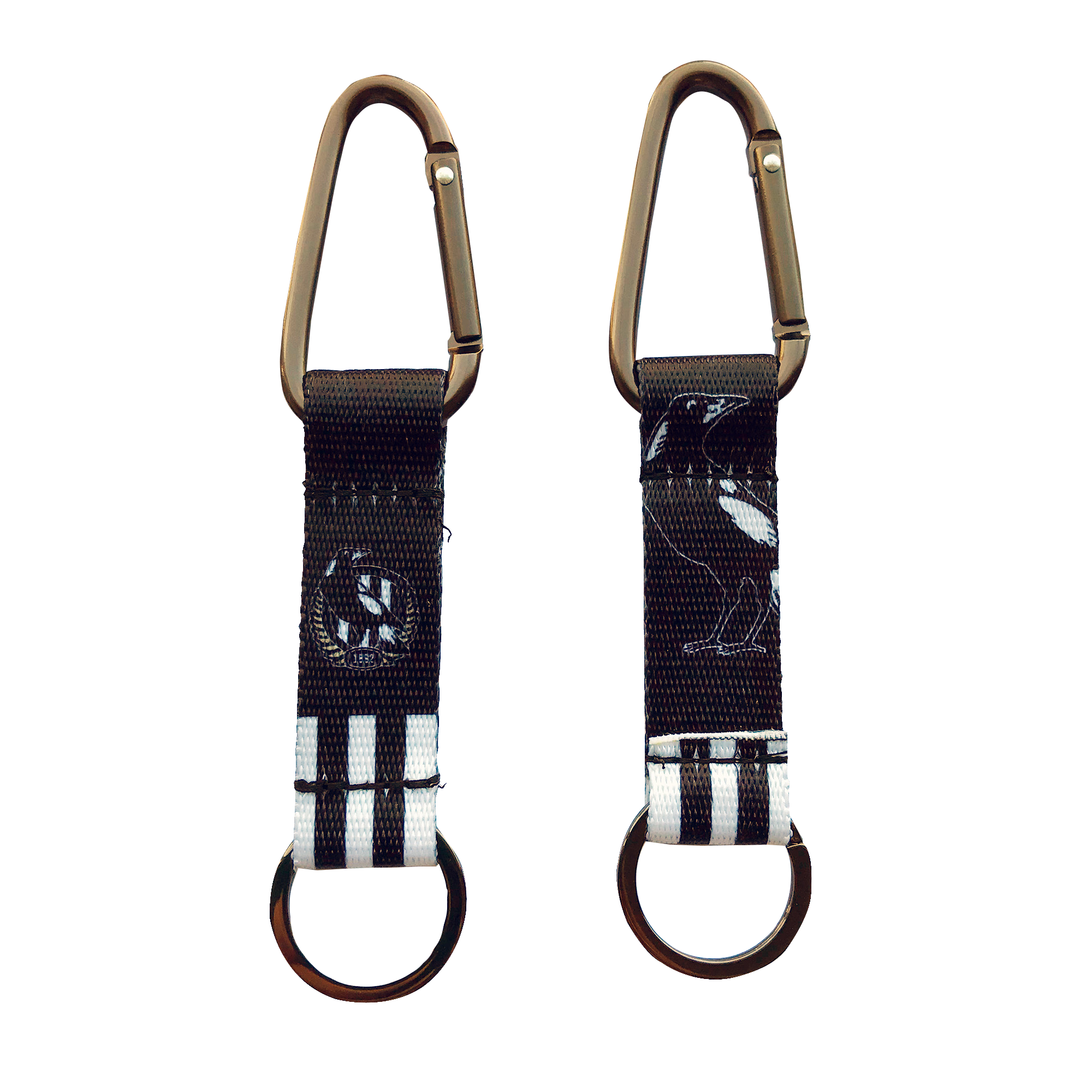 Collingwood Magpies AFL Carabiner Keyring