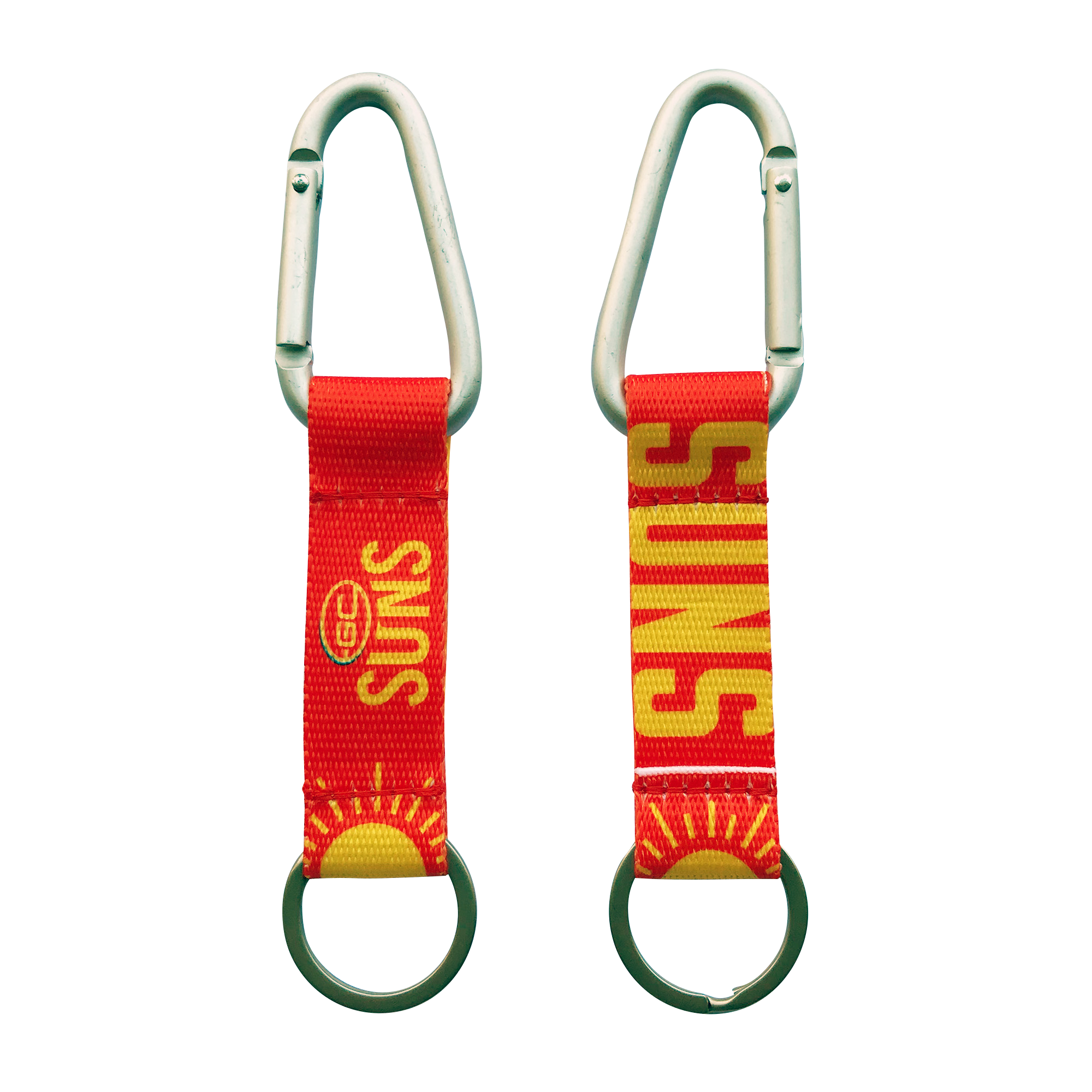 Gold Coast Suns AFL Carabiner Keyring