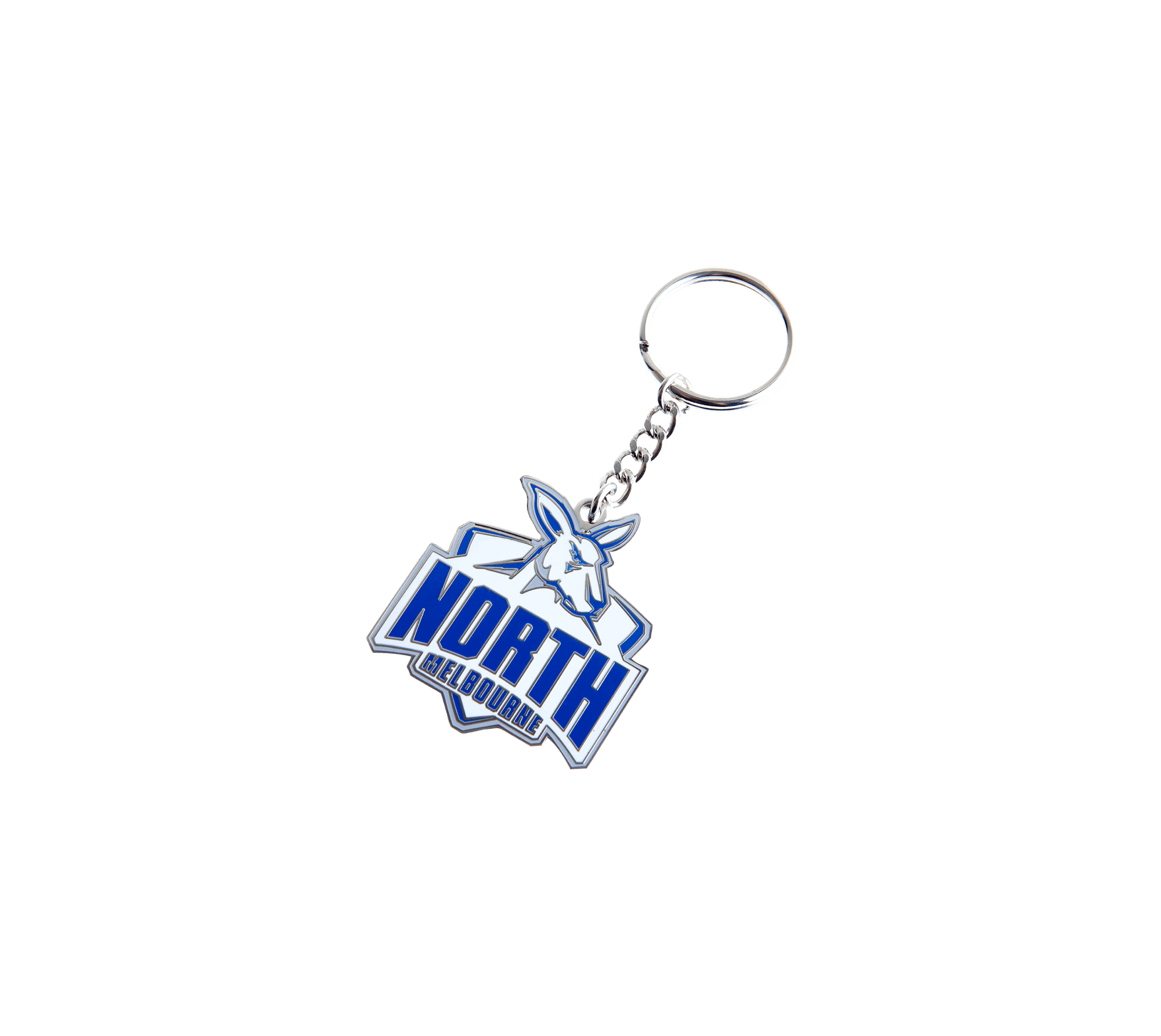 NORTH MELBOURNE KANGAROOS AFL KEYRING_MELBORNE KANGAROOS_STUBBY CLUB
