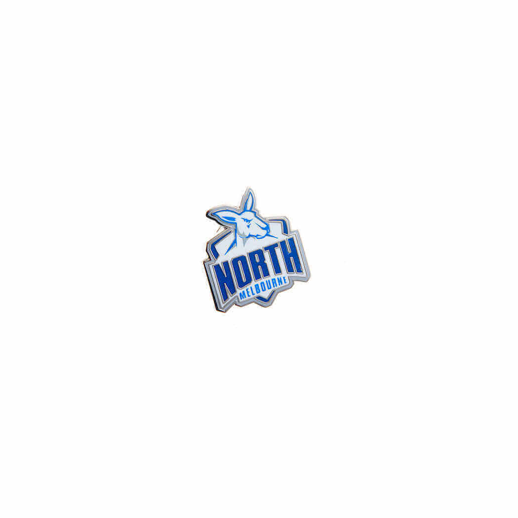 NORTH MELBOURNE KANGAROOS AFL LOGO PIN_MELBORNE KANGAROOS_STUBBY CLUB