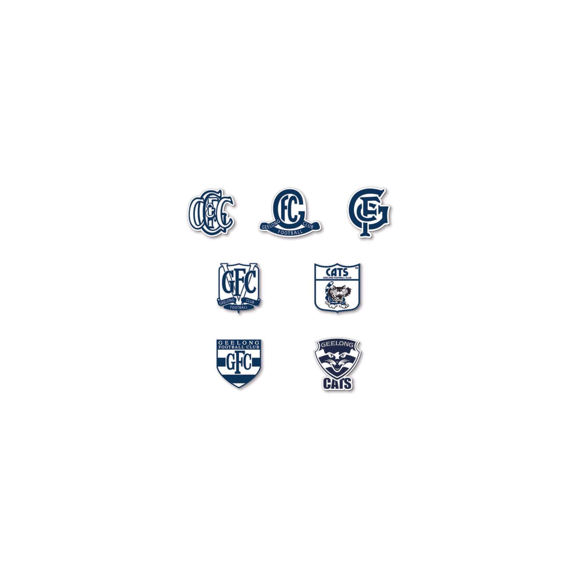 GEELONG CATS AFL PINSET_GEELONG CATS_STUBBY CLUB