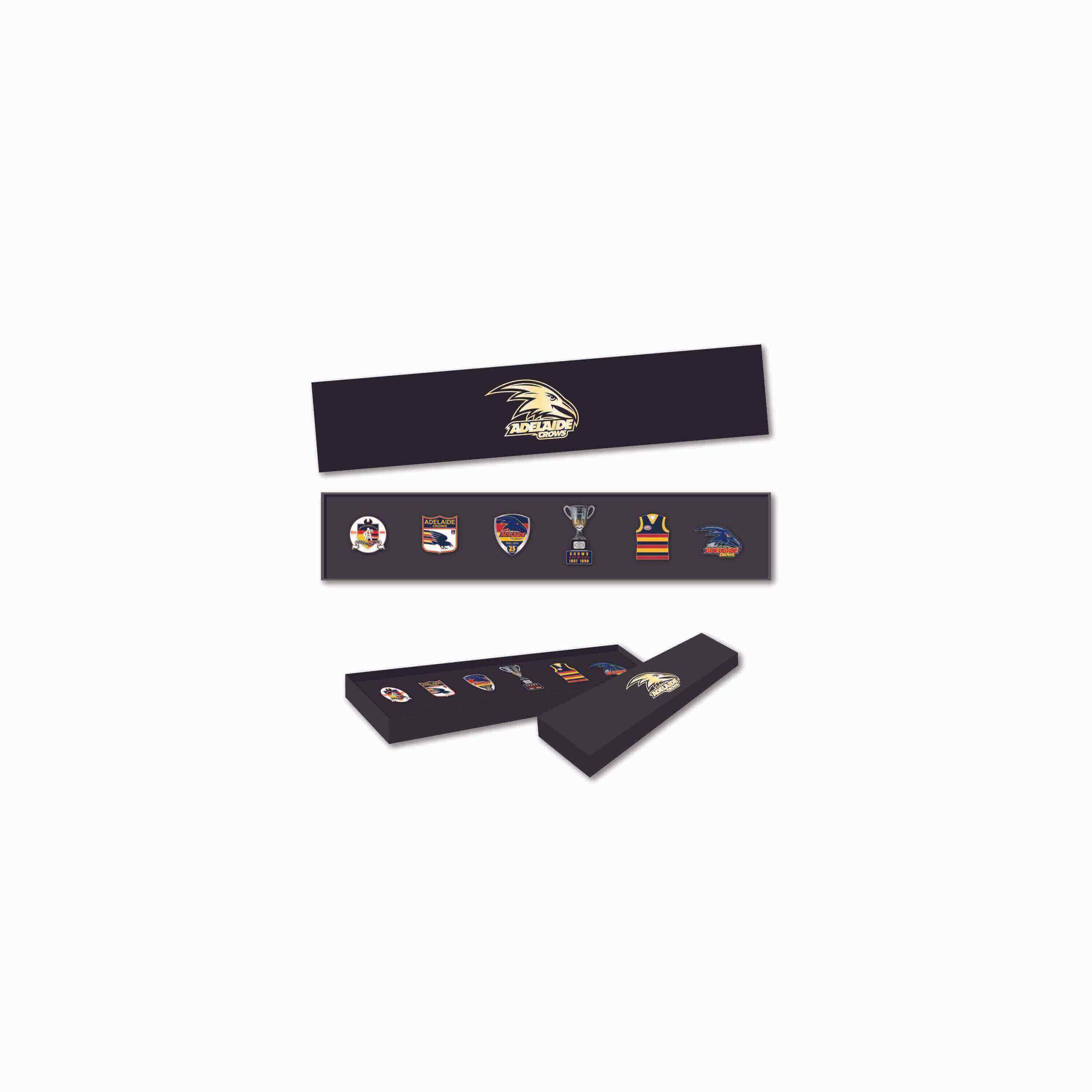 ADELAIDE CROWS AFL PINSET_ADELAIDE CROWS_ STUBBY CLUB