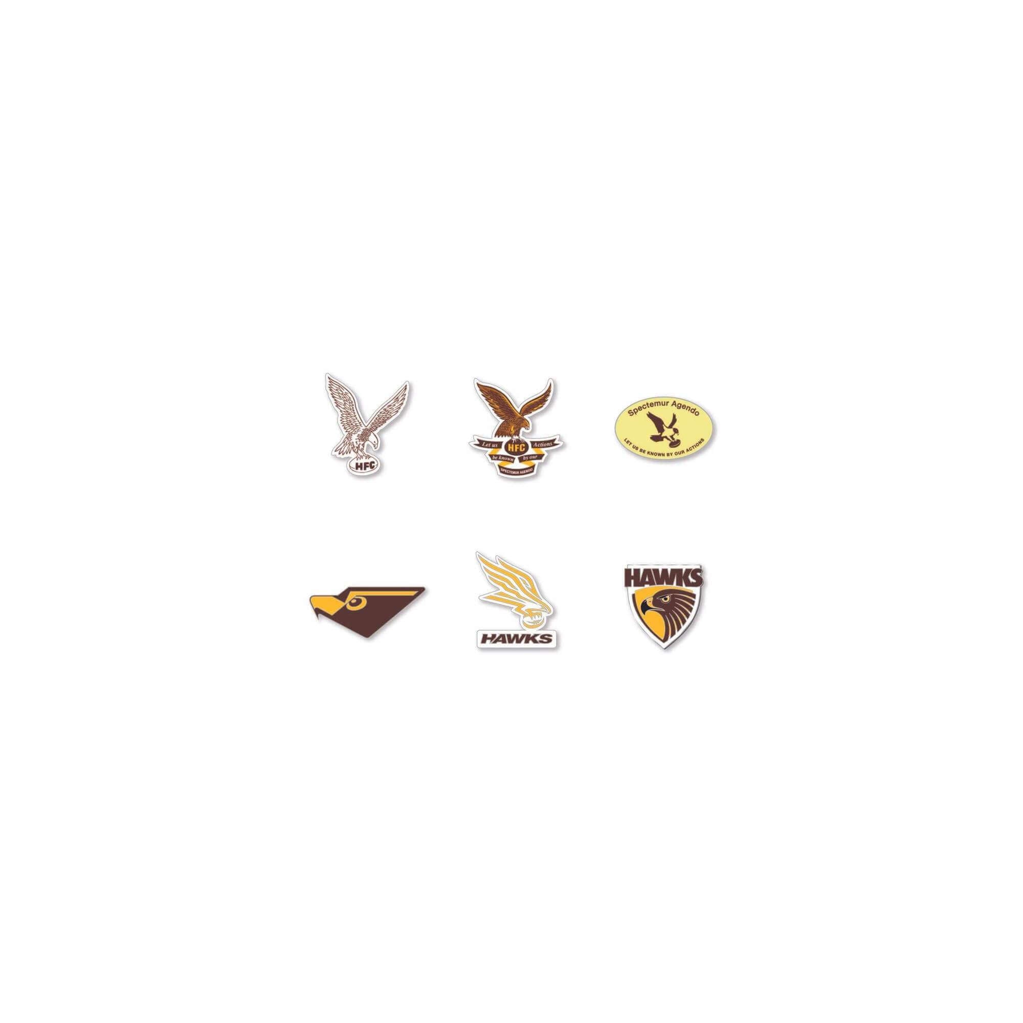 HAWTHORN HAWKS AFL HAWTHORN HAWKS AFL PINSET_HAWTHORN HAWKS_STUBBY CLUB