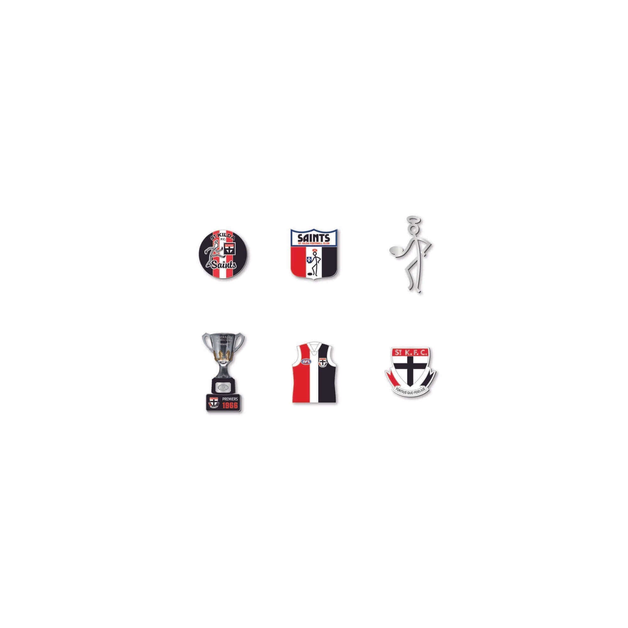 ST KILDA SAINTS AFL PINSET_ST KILDA SAINTS_STUBBY CLUB