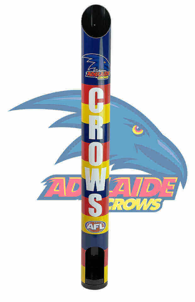 ADELAIDE CROWS AFL STUBBY HOLDER DISPENSER_ADELAIDE CROWS_ STUBBY CLUB