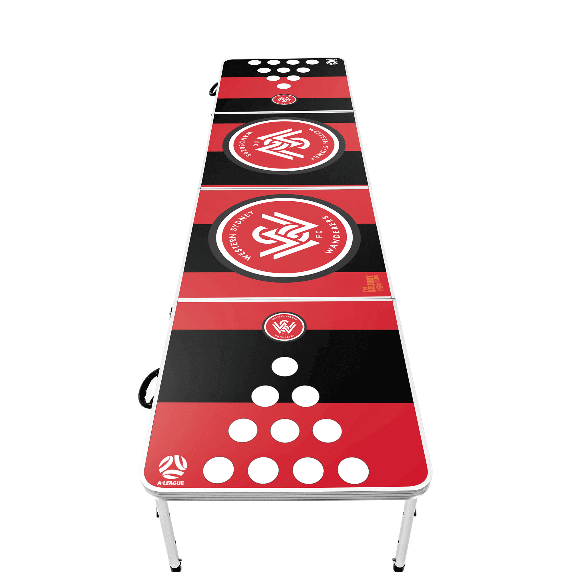 WESTERN SYDNEY A-LEAGUE BEER PONG TABLE_WESTERN SYDNEY_STUBBY CLUB