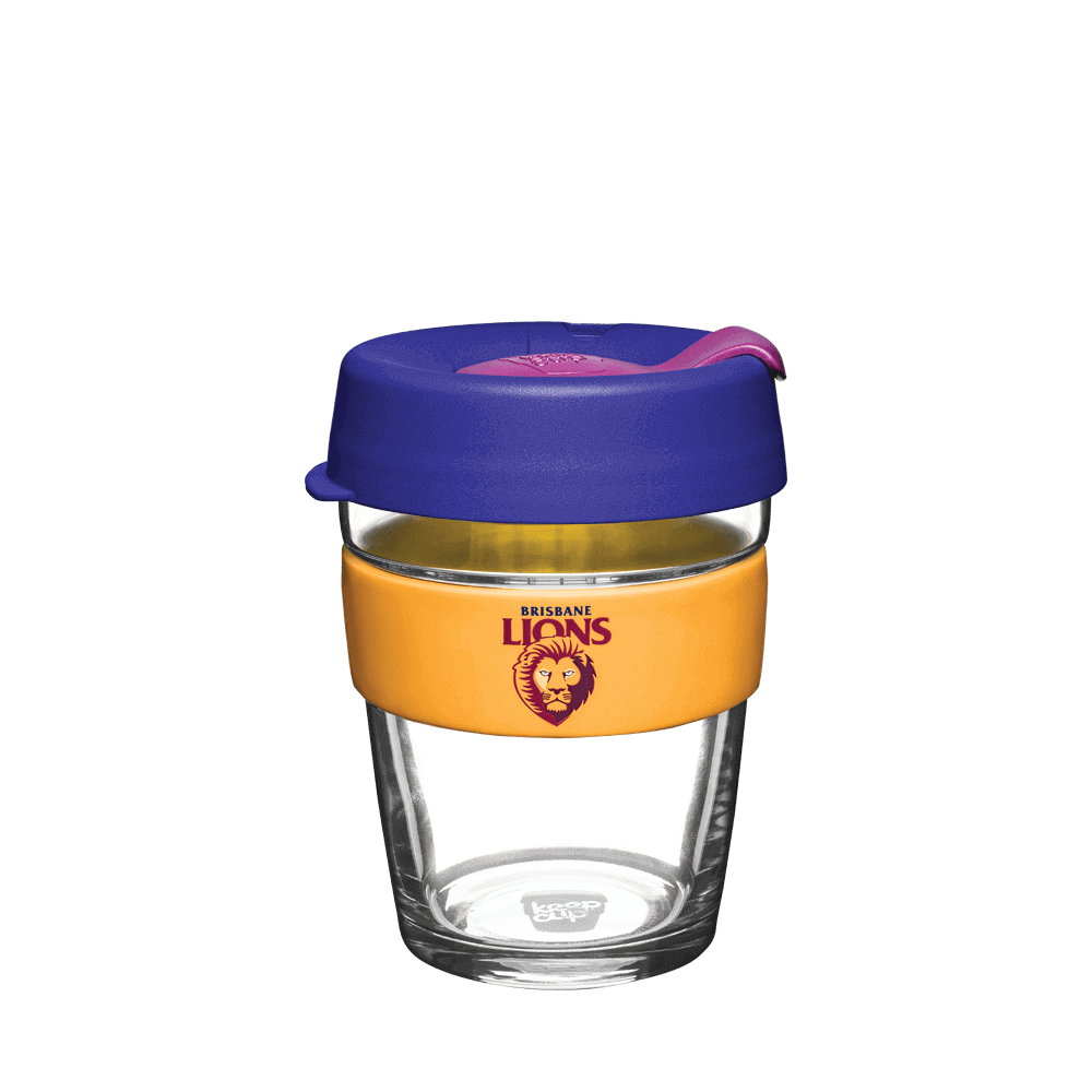 BRISBANE LIONS AFL BREW GLASS KEEPCUP_BRISBANE LIONS_ STUBBY CLUB