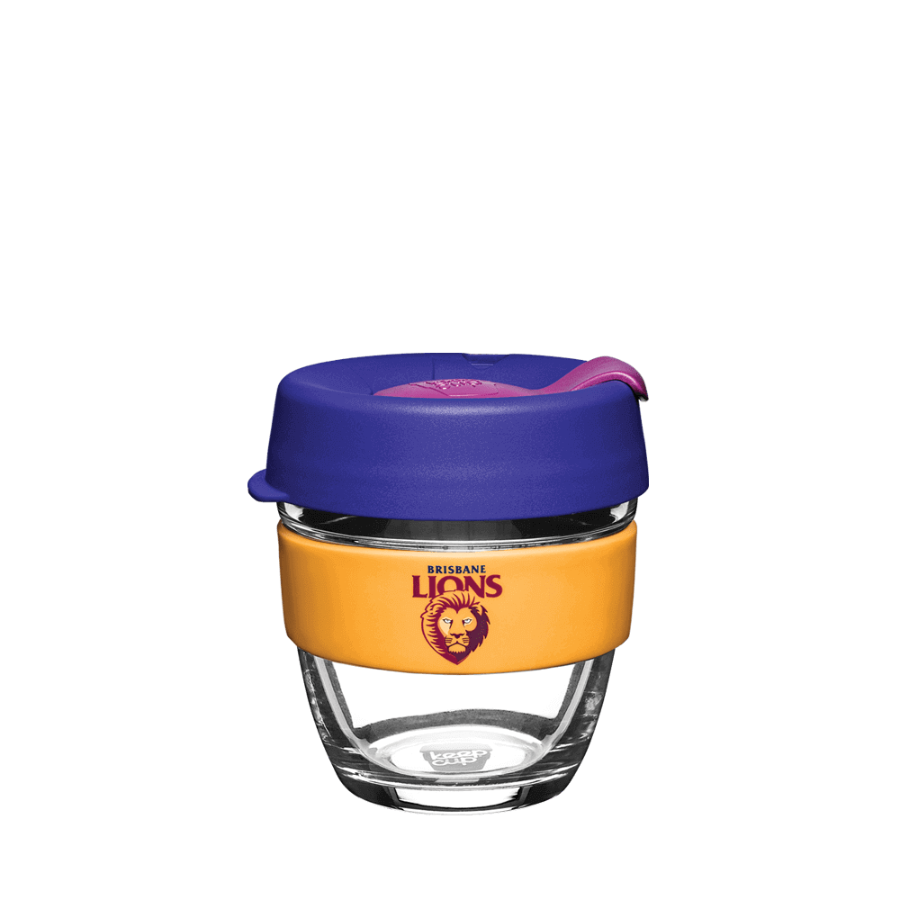 BRISBANE LIONS AFL BREW GLASS KEEPCUP_BRISBANE LIONS_ STUBBY CLUB