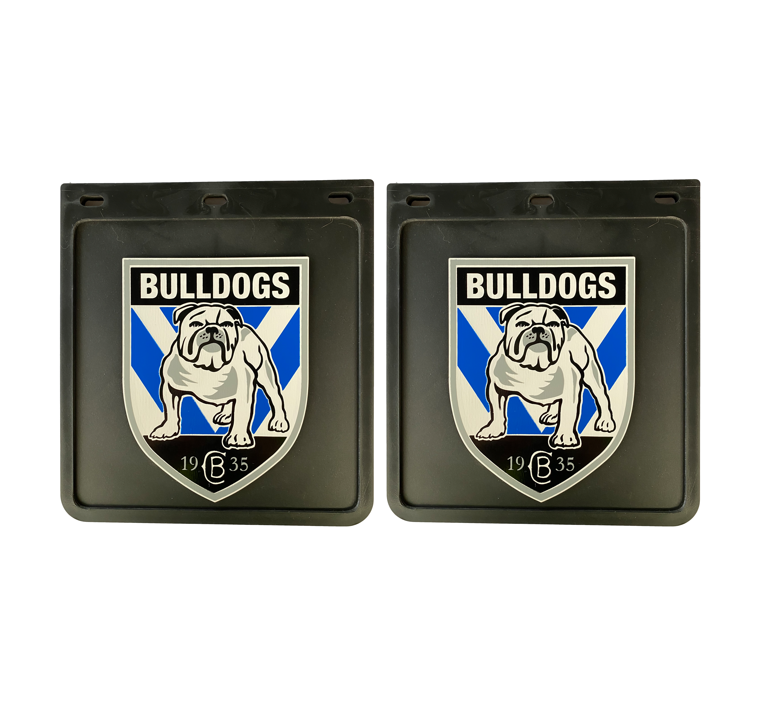 Canterbury Bulldogs NRL Mud Flaps Black