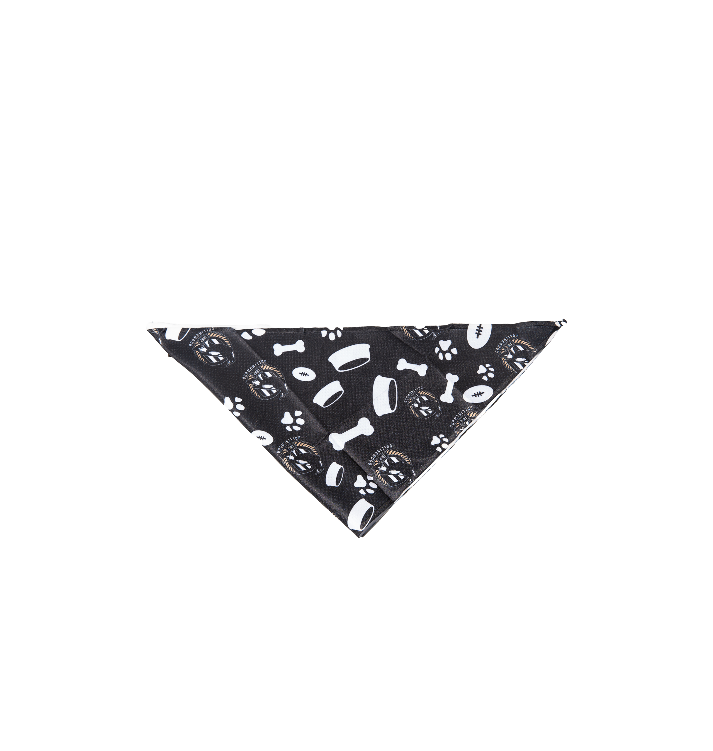 Collingwood Magpies AFL Dog Bandana S/L