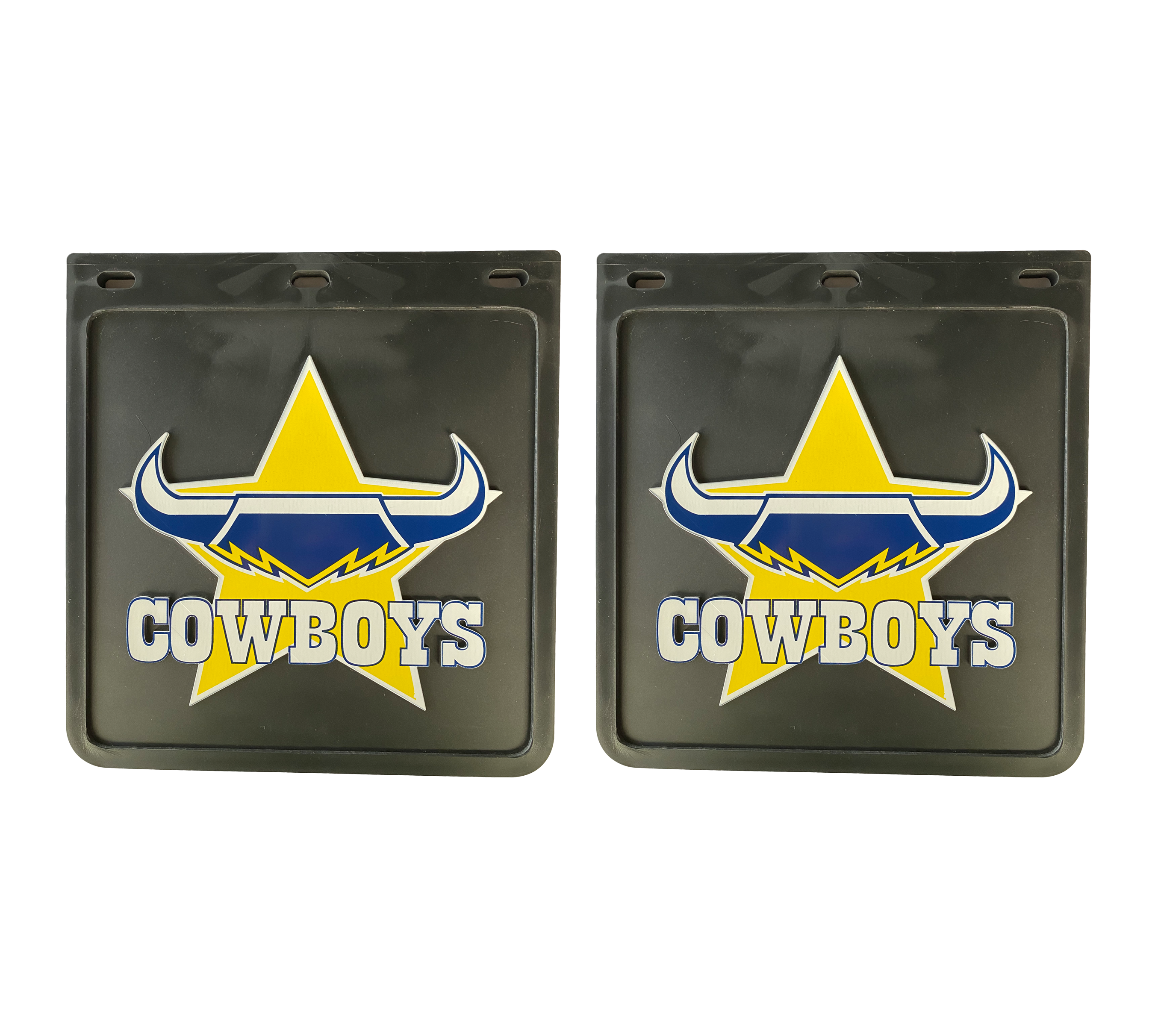 North Queensland Cowboys NRL Mud Flaps Black