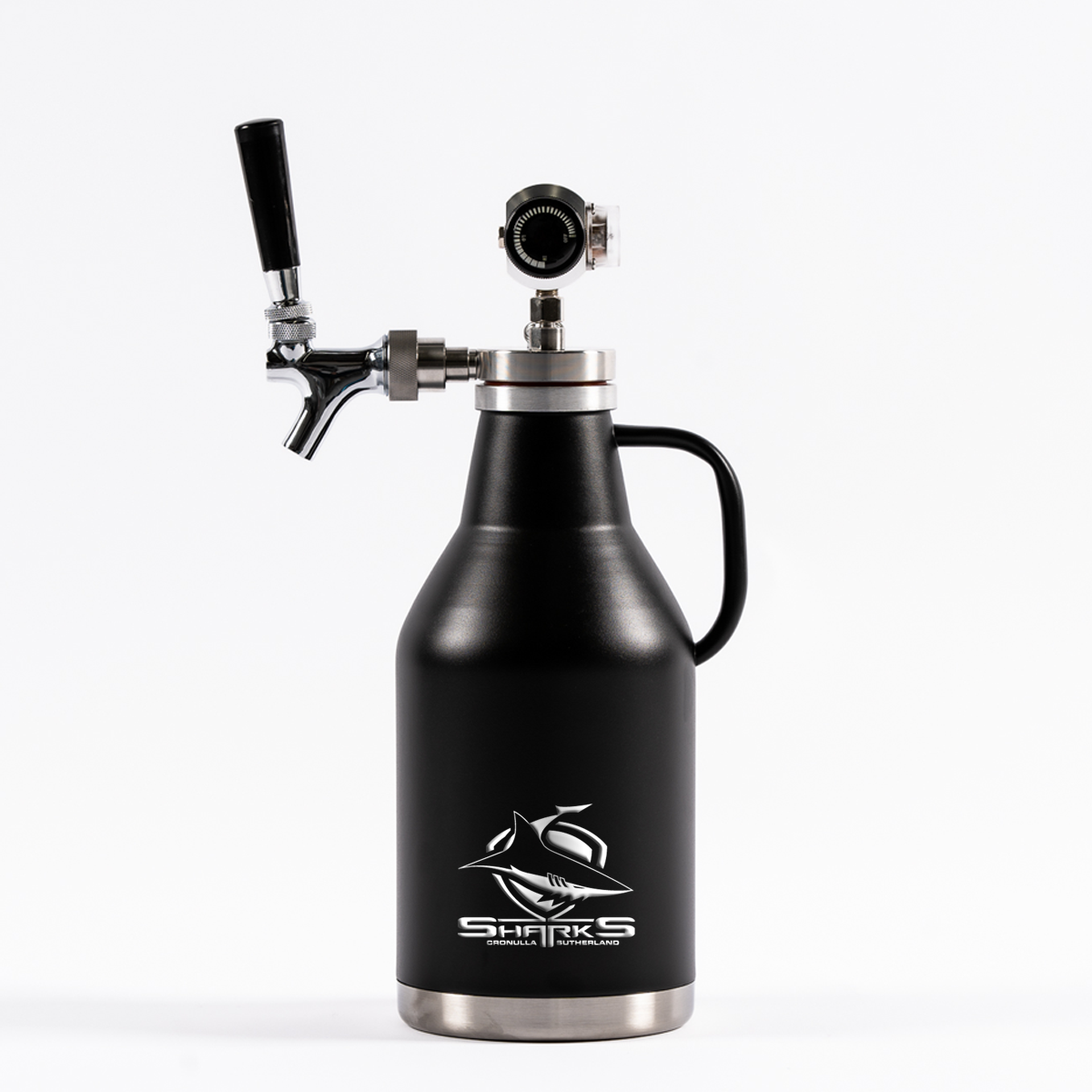 Cronulla Sharks NRL Beer Growler 2L With Tap System