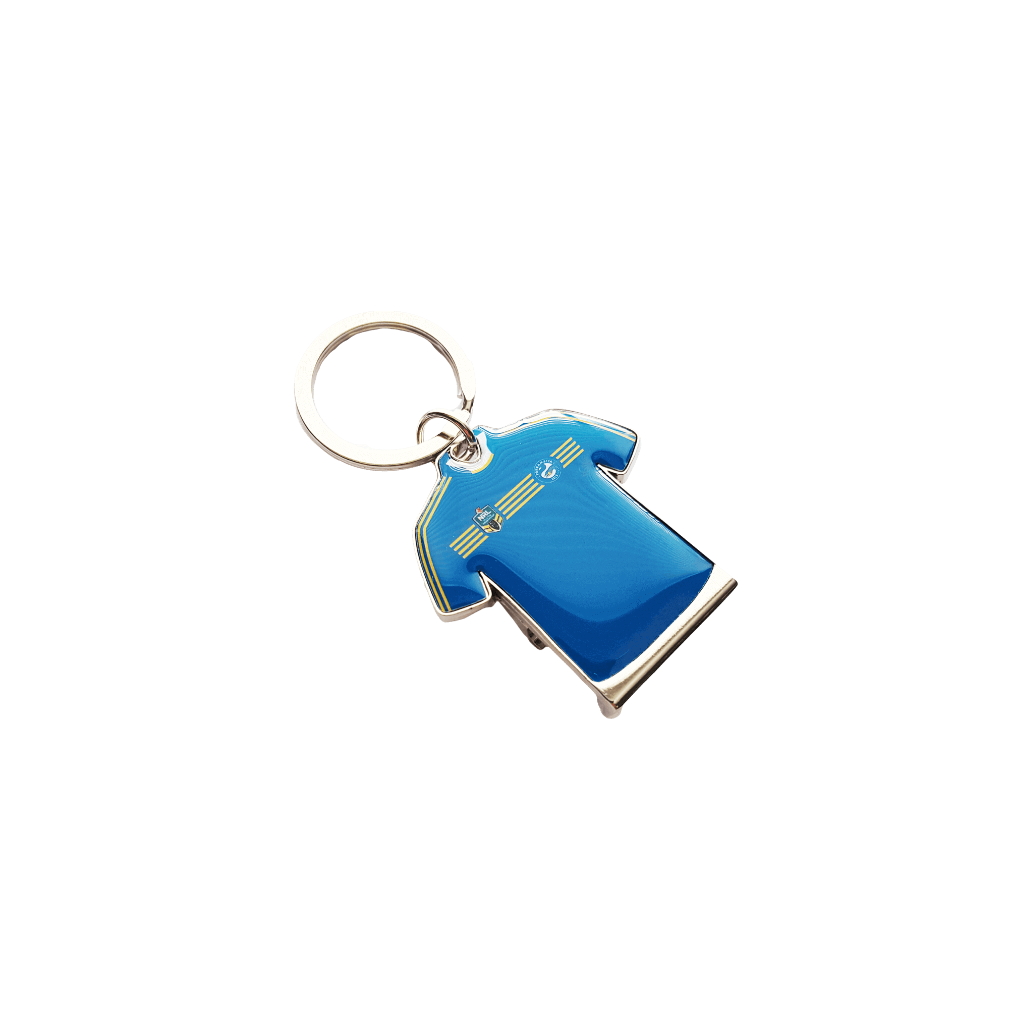 PARRAMATTA EELS NRL TEAM GUERNSEY BOTTLE OPENER KEYRING_PARRAMATTA EELS_STUBBY CLUB