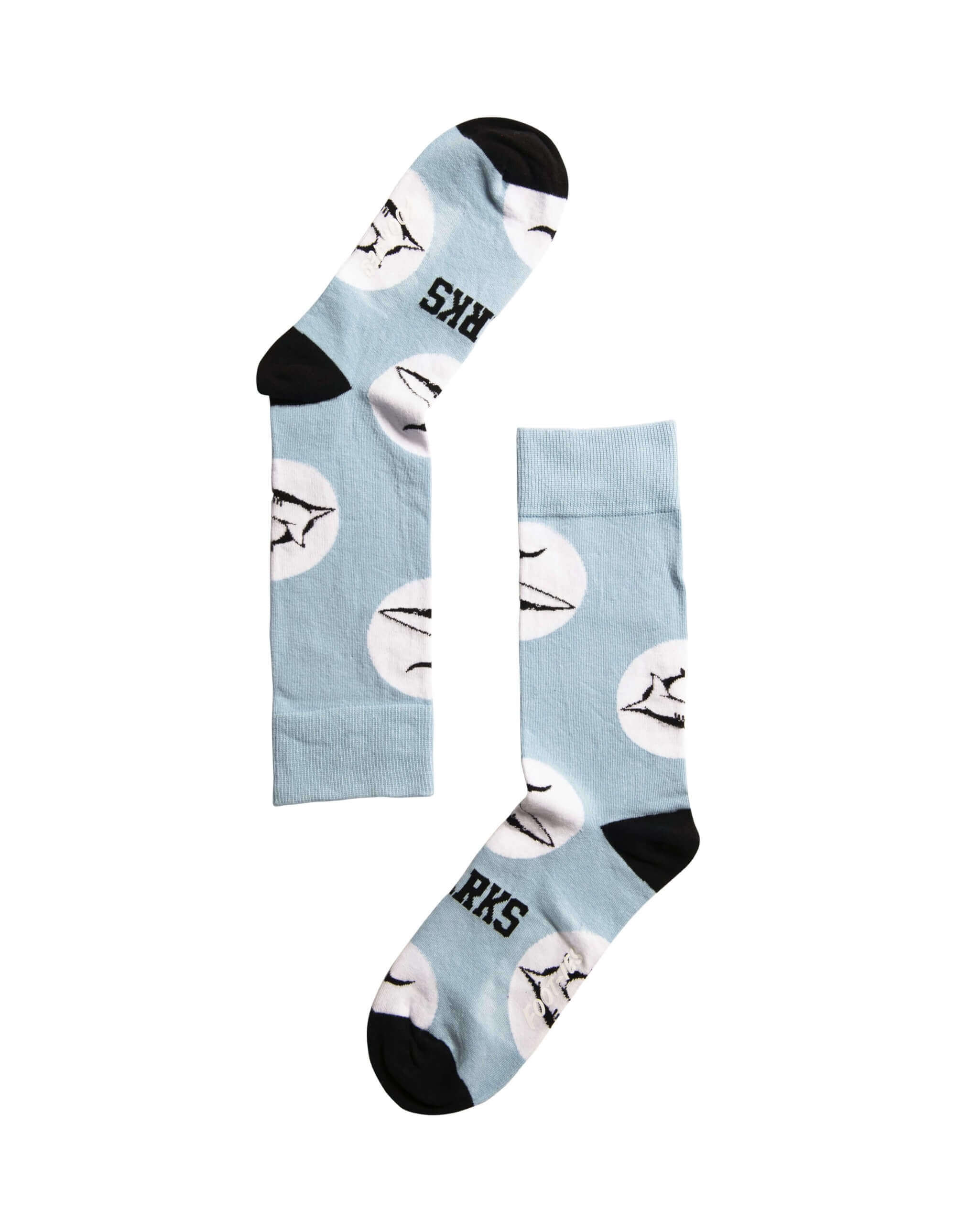 CRONULLA SHARKS NRL LOGO DOTS SOCK M/L_CRONULLA SHARKS_STUBBY CLUB