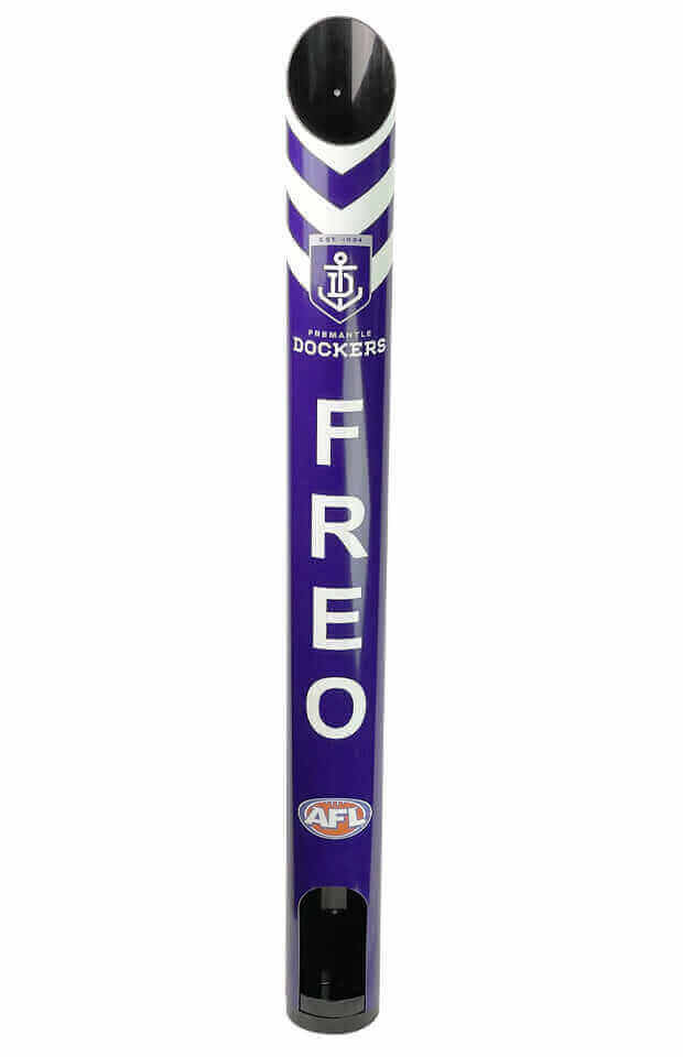 PERSONALISED FREMENTLE DOCKERS AFL STUBBY HOLDER DISPENSER_FREMENTLE DOCKERS_STUBBY CLUB