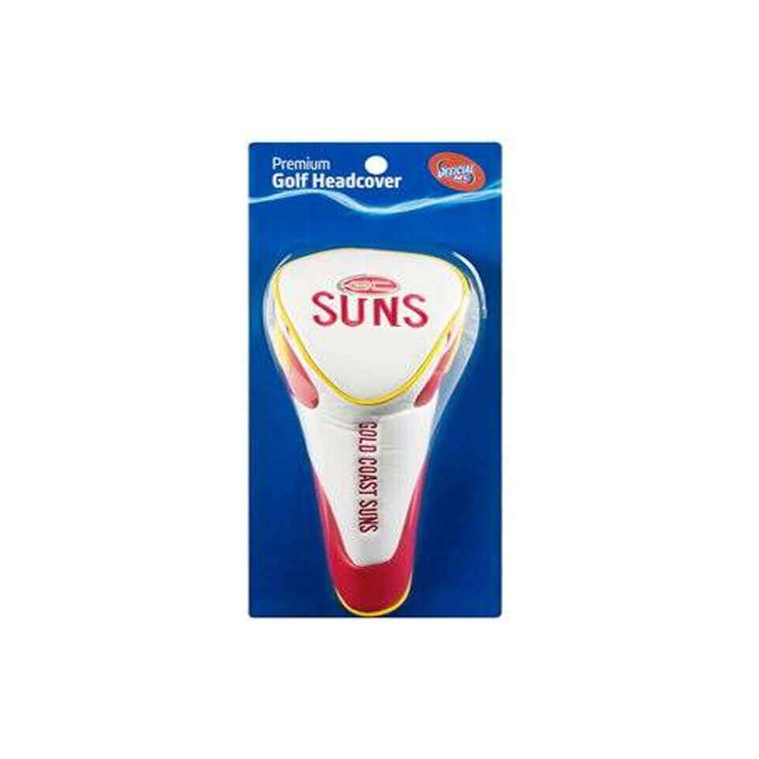 GOLD COAST SUNS AFL DRIVER HEAD COVER_GOLD COAST SUNS_STUBBY CLUB