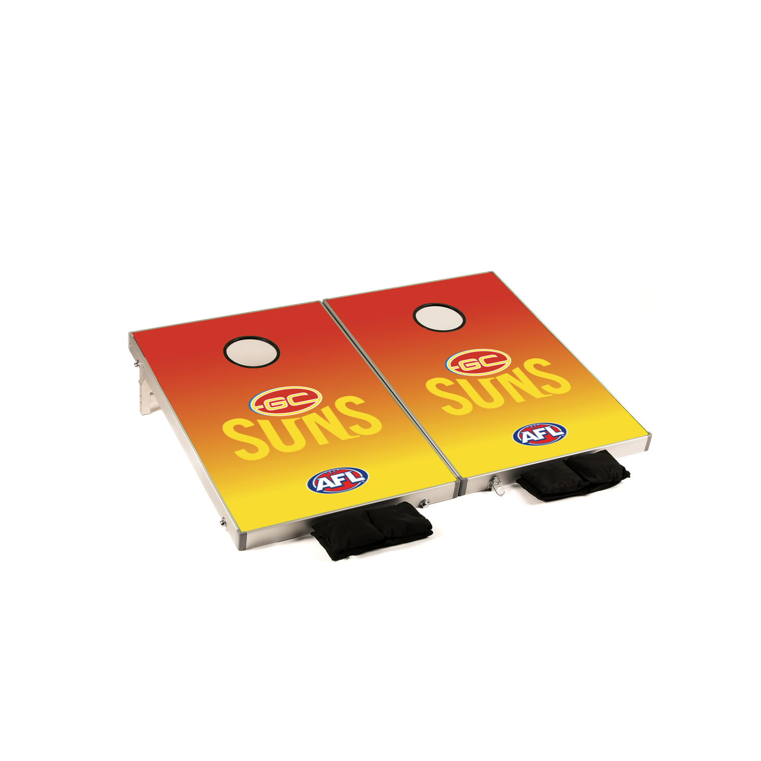 Gold Coast Suns AFL Cornhole Board