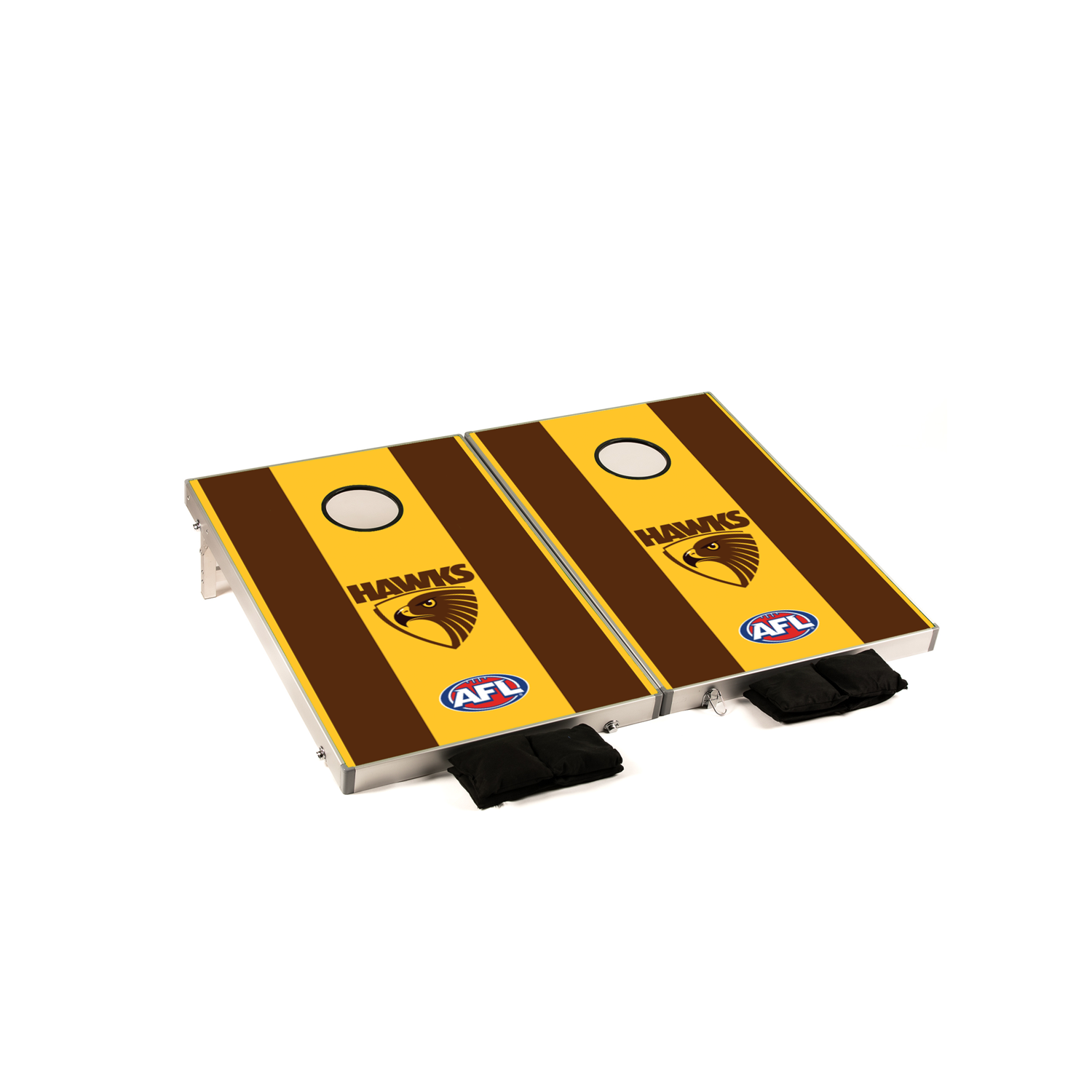 Hawthorn Hawks AFL Cornhole Board