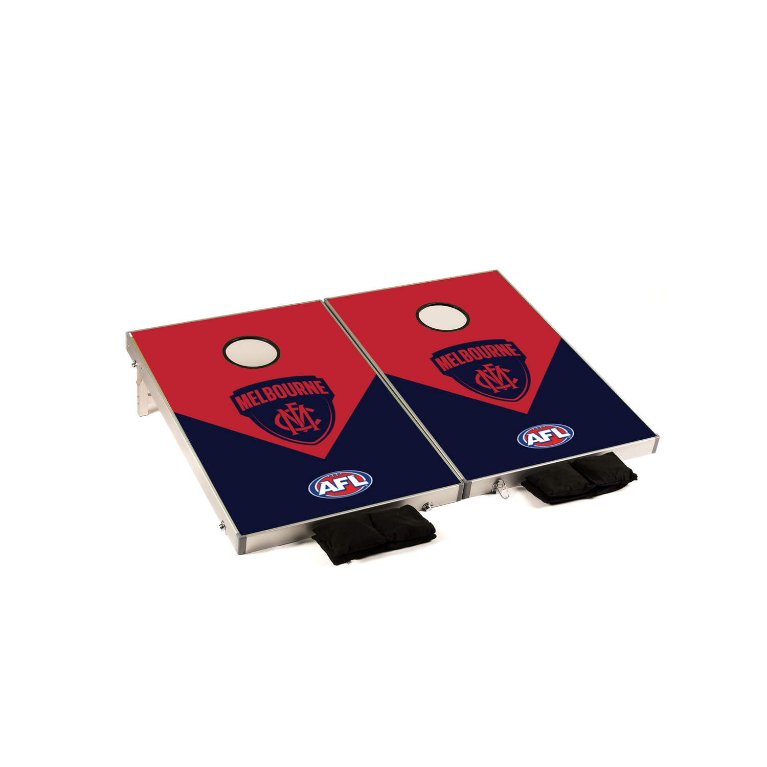 Melbourne Demons AFL Cornhole Board