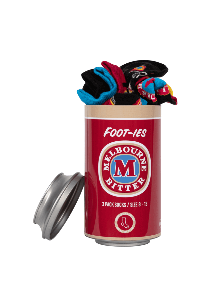 Melbourne Bitter Can 3 Pack Sock M/L