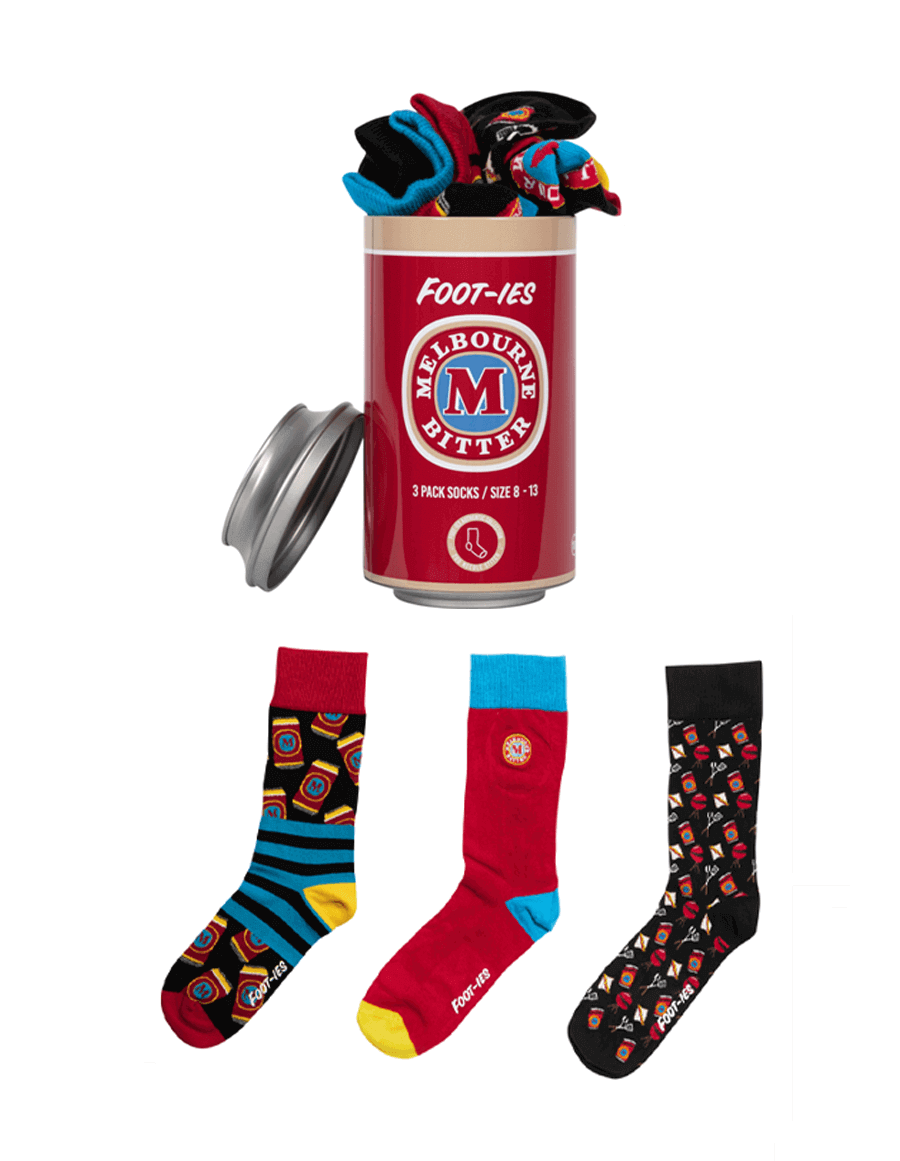 MELBOURNE BITTER SOCK RANGE M/L_TEAM_STUBBY CLUB