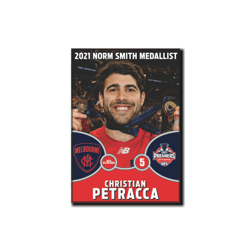 MELBOURNE DEMONS CHRISTIAN PETRACCA NORM SMITH MAGNET_MELBOURNE DEMONS_STUBBY CLUB