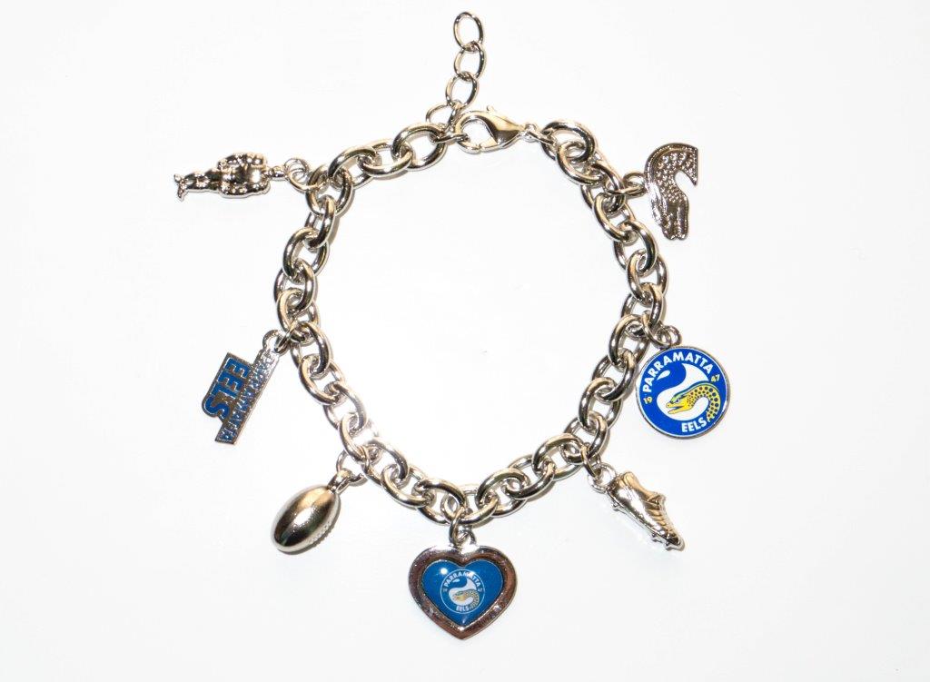 Parramatta Eels NRL Charm Bracelet