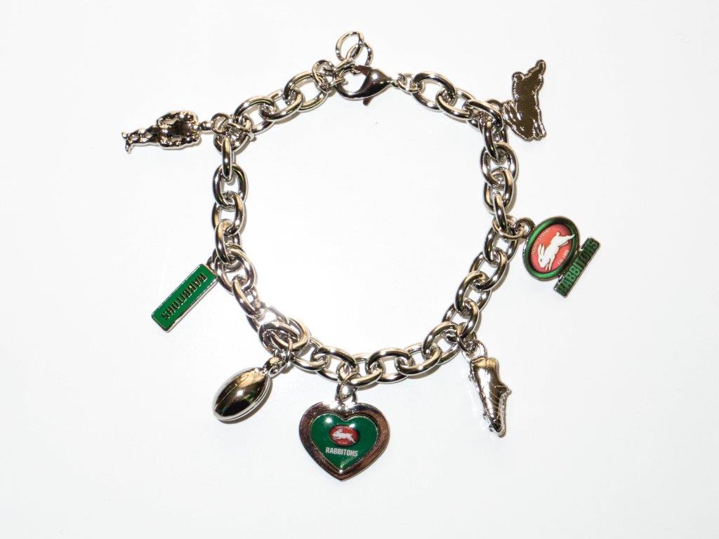 South Sydney Rabbitohs NRL Charm Bracelet