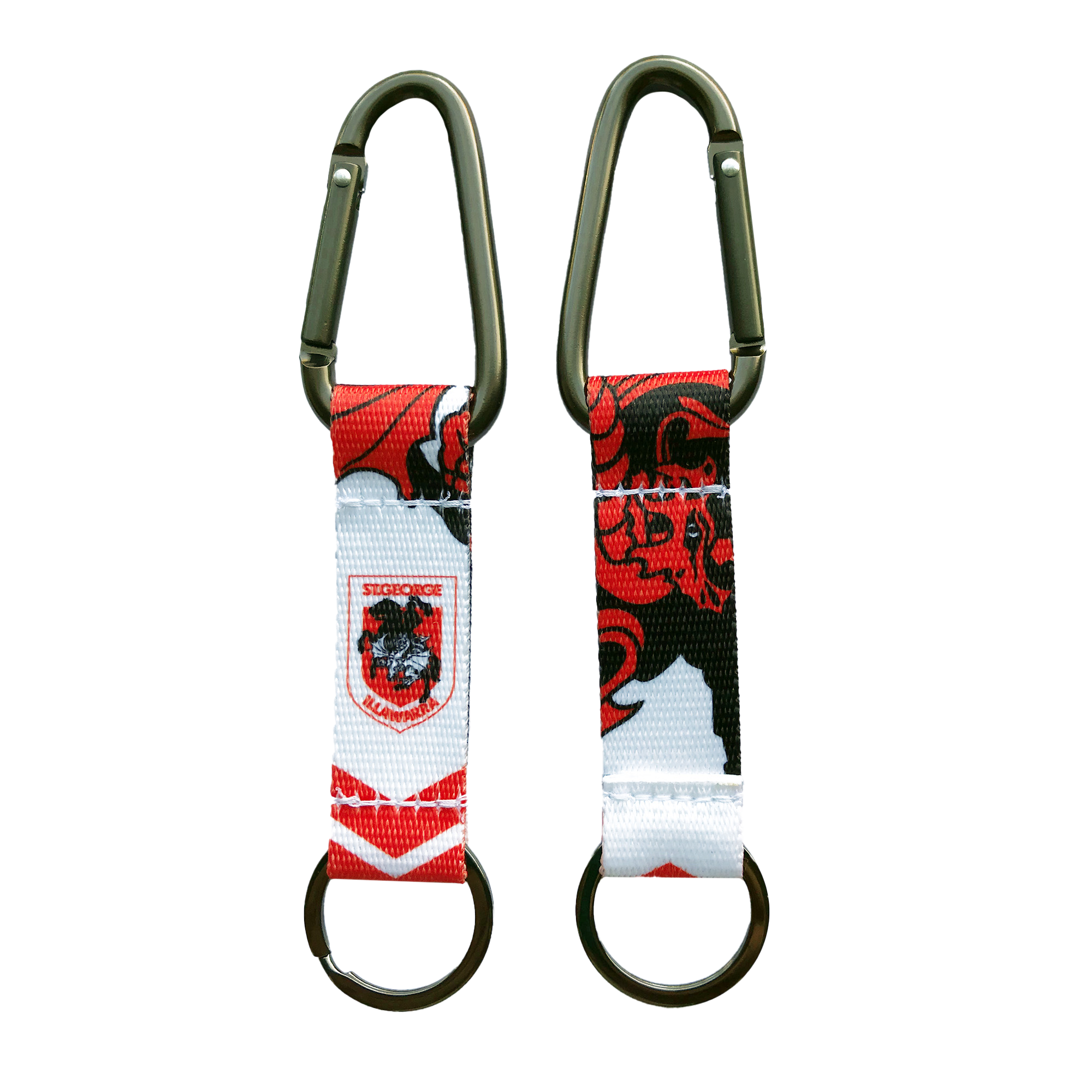 St George Illawarra Dragons NRL Carabiner Keyring