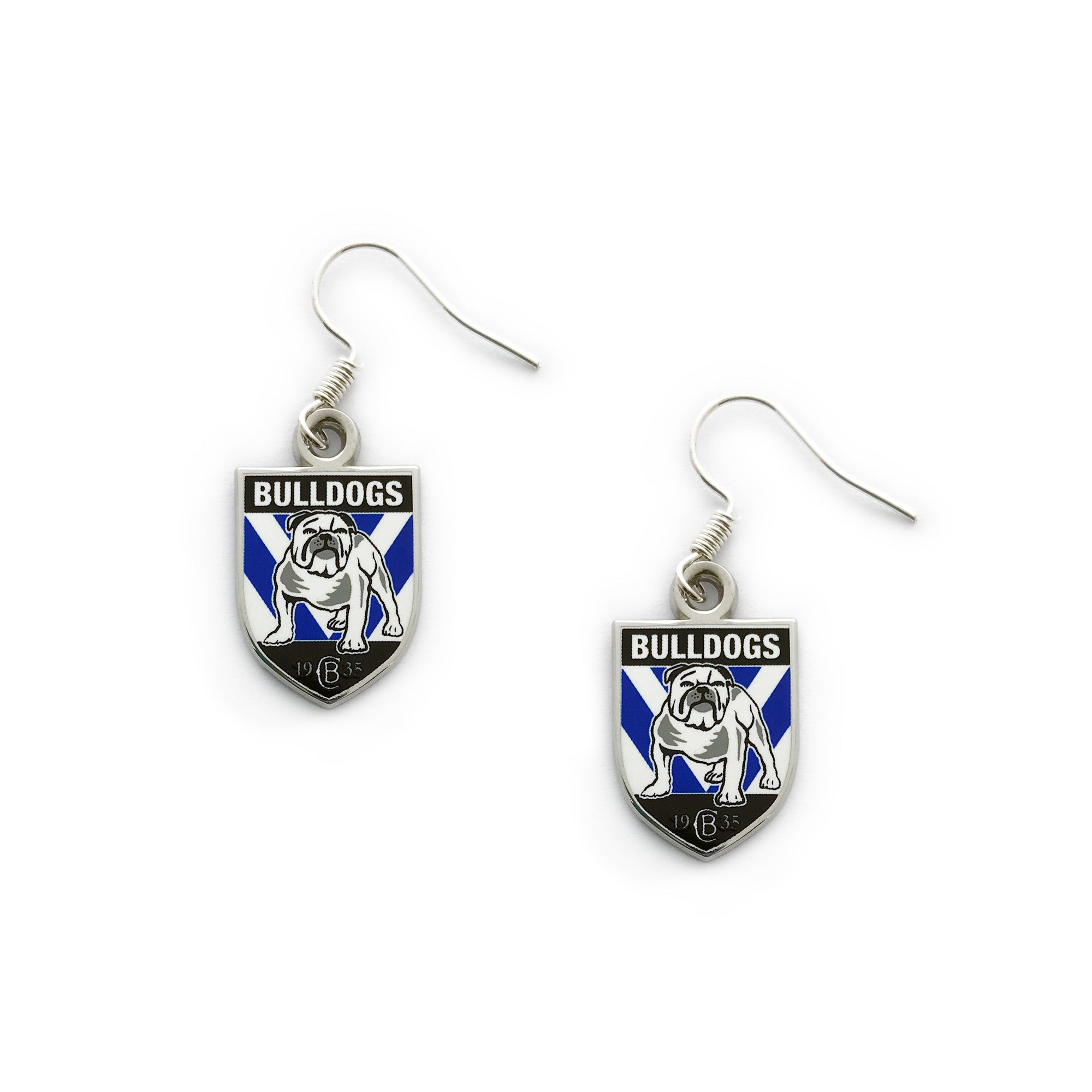 Canterbury Bulldogs NRL Earrings