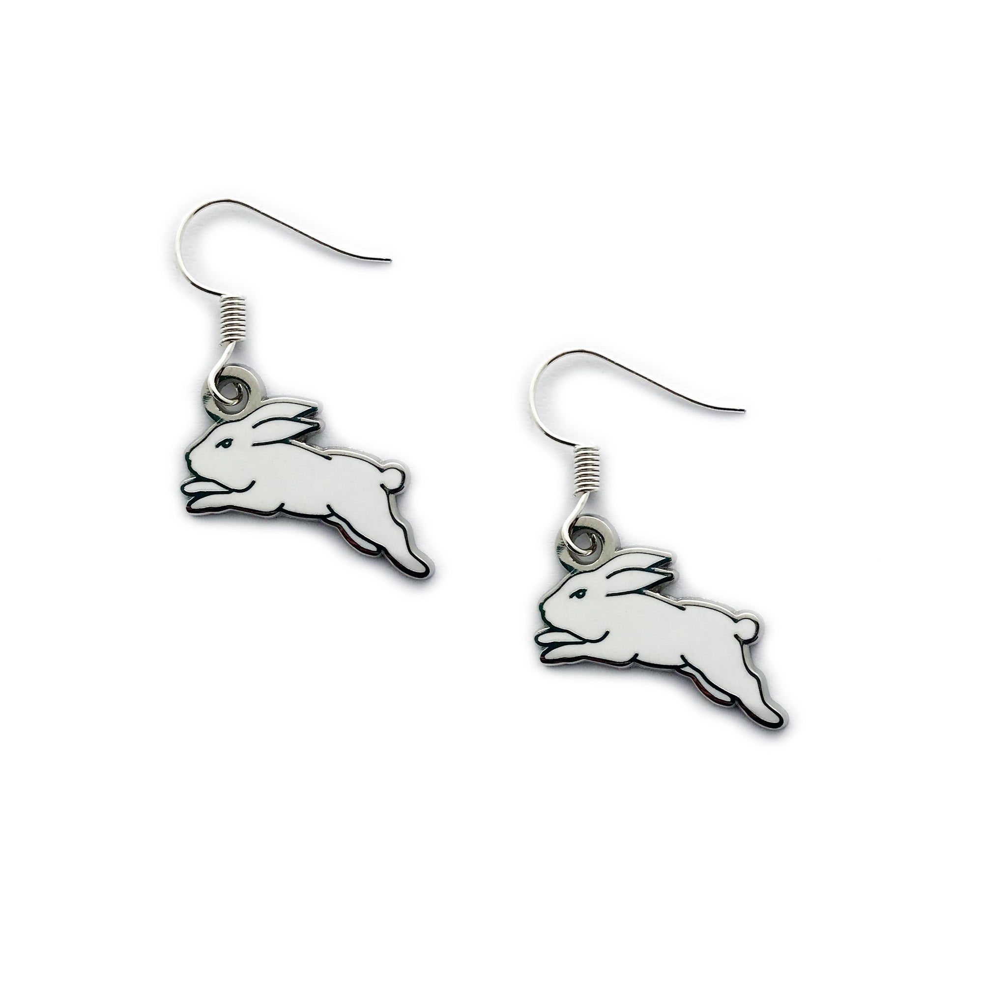 South Sydney Rabbitohs NRL Earrings