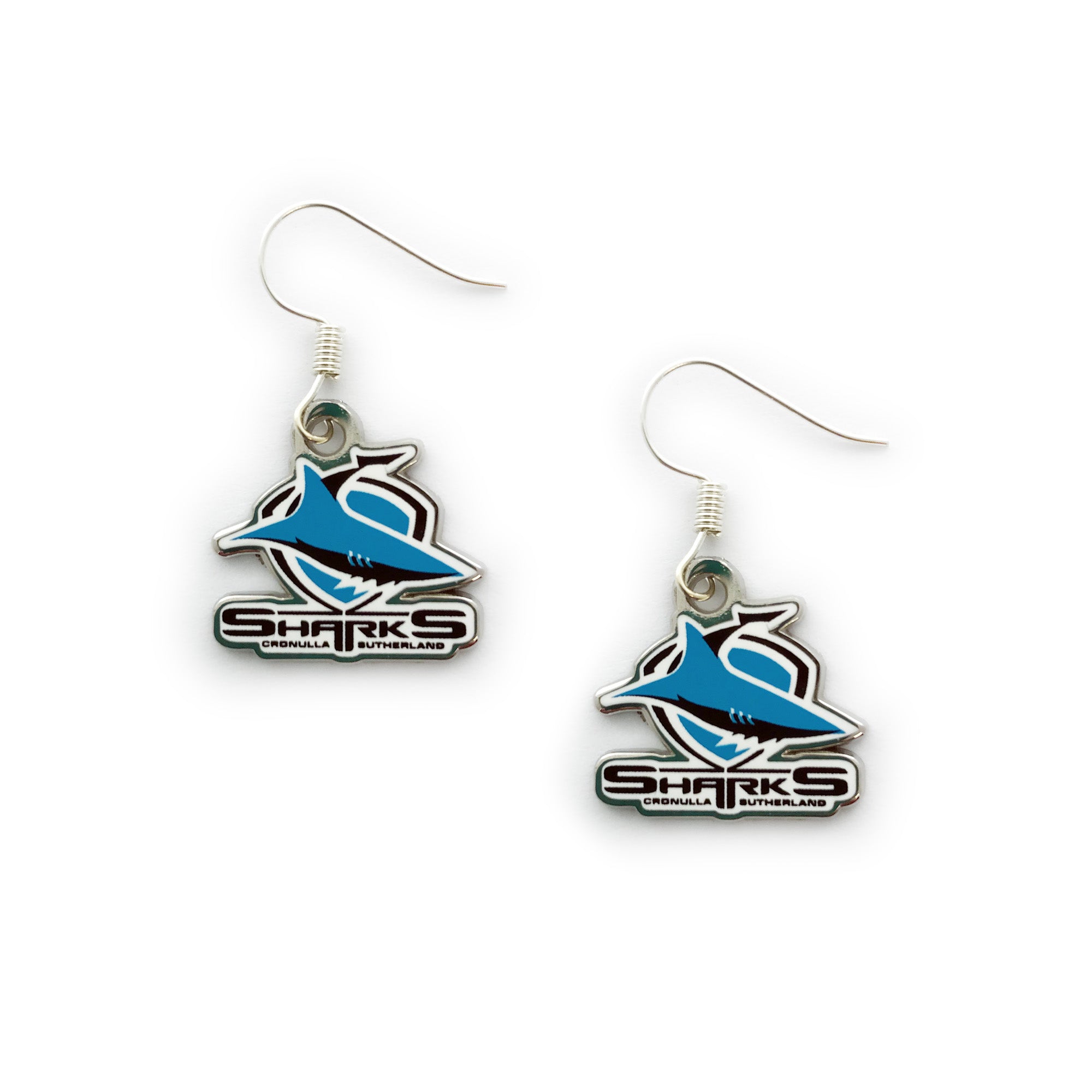 Cronulla Sharks NRL Earrings