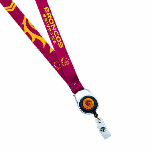 BRISBANE BRONCOS NRL LANYARDS_BRISBANE BRONCOS_ STUBBY CLUB