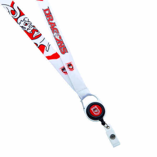 ST GEORGE ILLAWARRA DRAGONS NRL LANYARDS_ST GEORGE ILLAWARRA DRAGONS_STUBBY CLUB