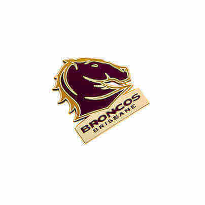 BRISBANE BRONCOS NRL LOGO PIN_BRISBANE BRONCOS_ STUBBY CLUB