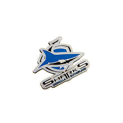 CRONULLA SHARKS NRL LOGO PIN_CRONULLA SHARKS_STUBBY CLUB