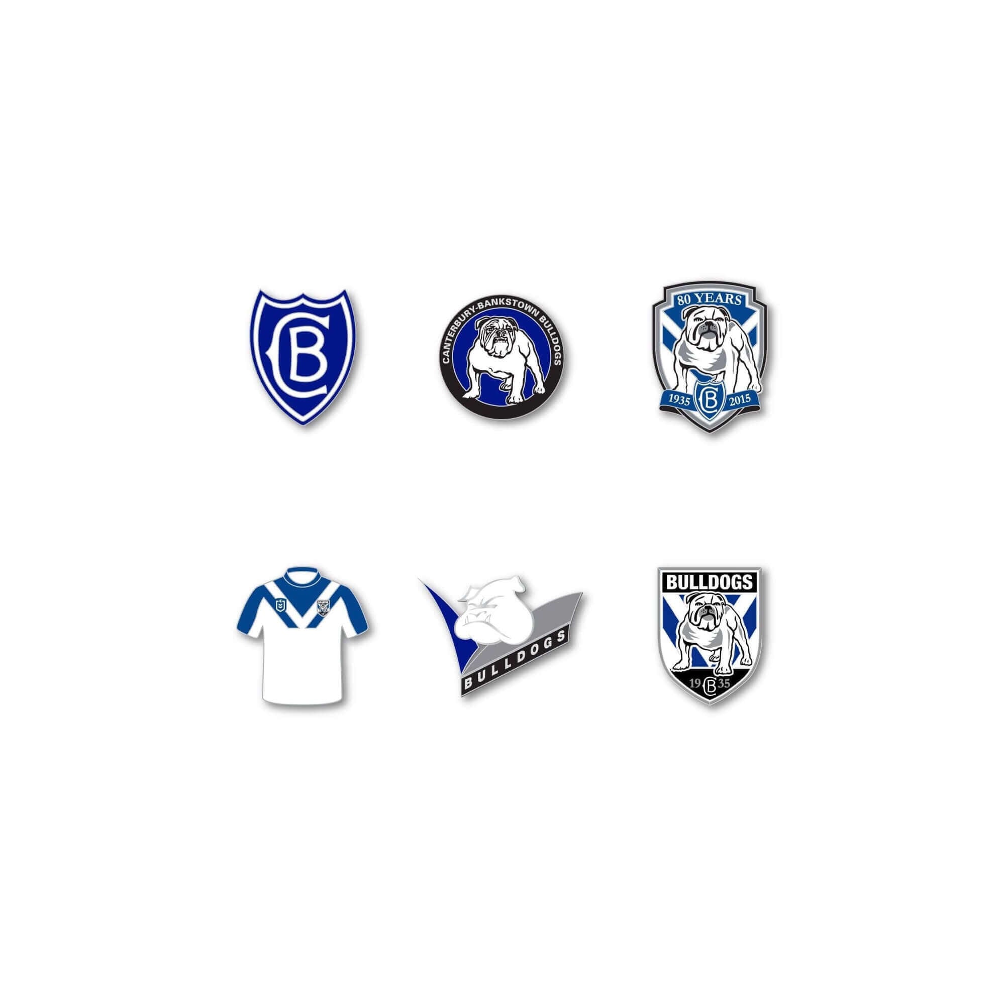 CANTERBURY BULLDOGS NRL PINSET_CANTERBURY BULLDOGS_ STUBBY CLUB