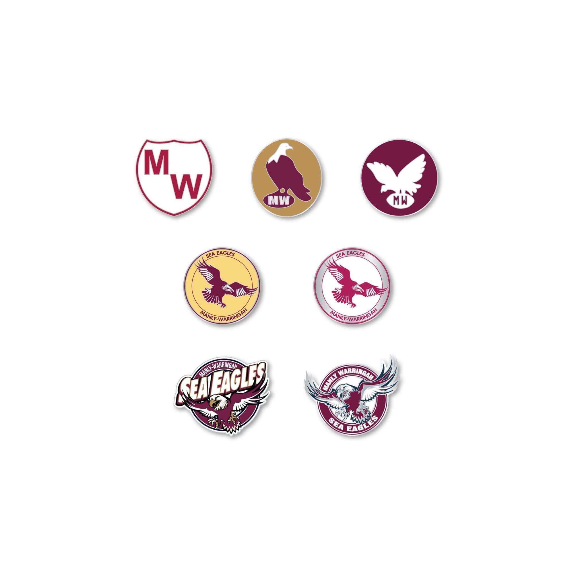MANLY SEA EAGLES NRL PINSET_MANLY SEA EAGLES_STUBBY CLUB